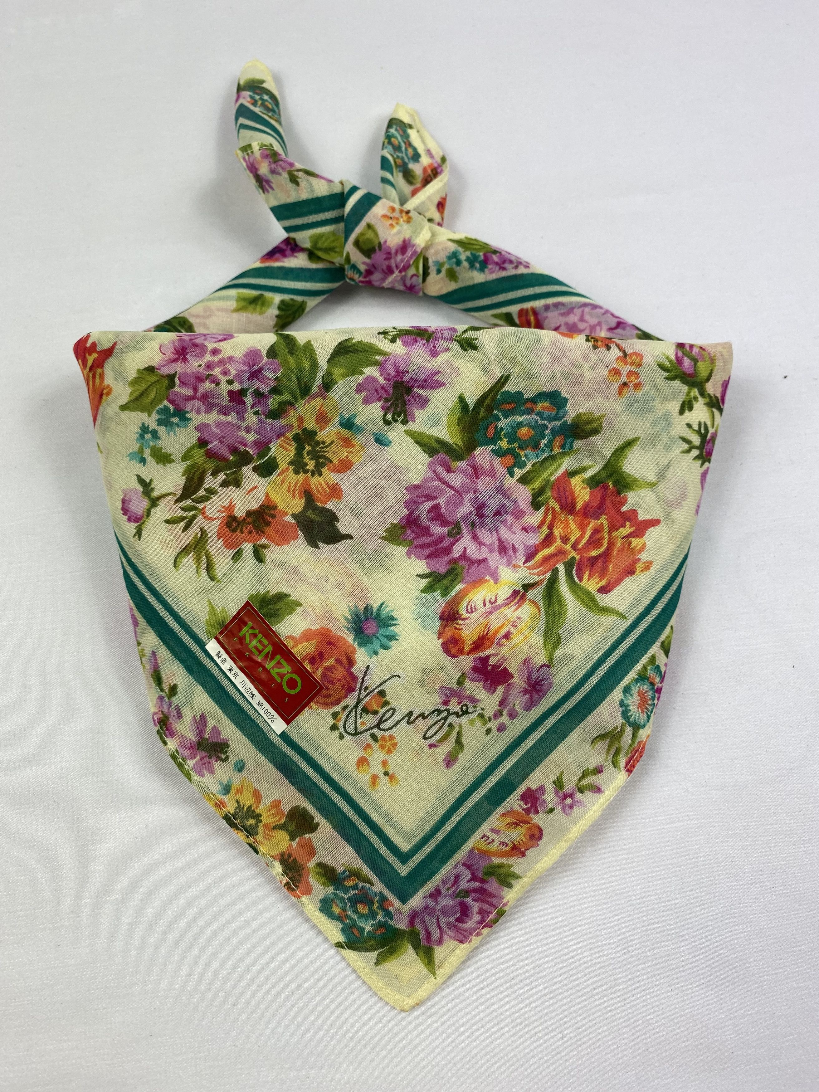 Kenzo × Vintage Kenzo Handkerchief / Bandana / Neckerchief Size ONE SIZE - 1 Thumbnail