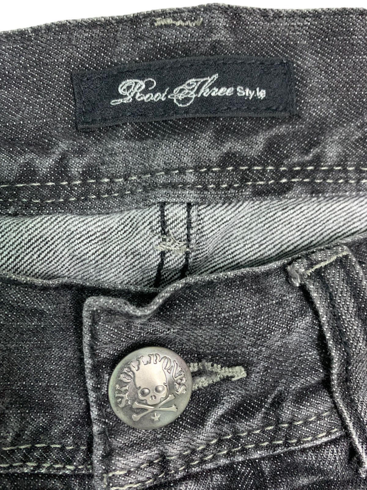 Japanese Brand 🔥Rare Japanese Brand RootThree Style Acid Wash Distressed Size US 32 / EU 48 - 9 Thumbnail