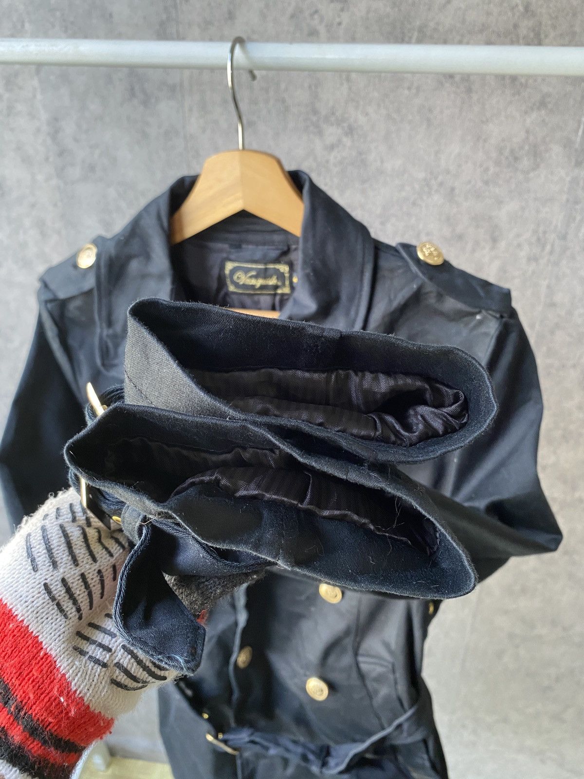 Japanese Brand × Vanquish Vanquish Japan Gothic Punk Style Trench Coat Size US S / EU 44-46 / 1 - 6 Thumbnail