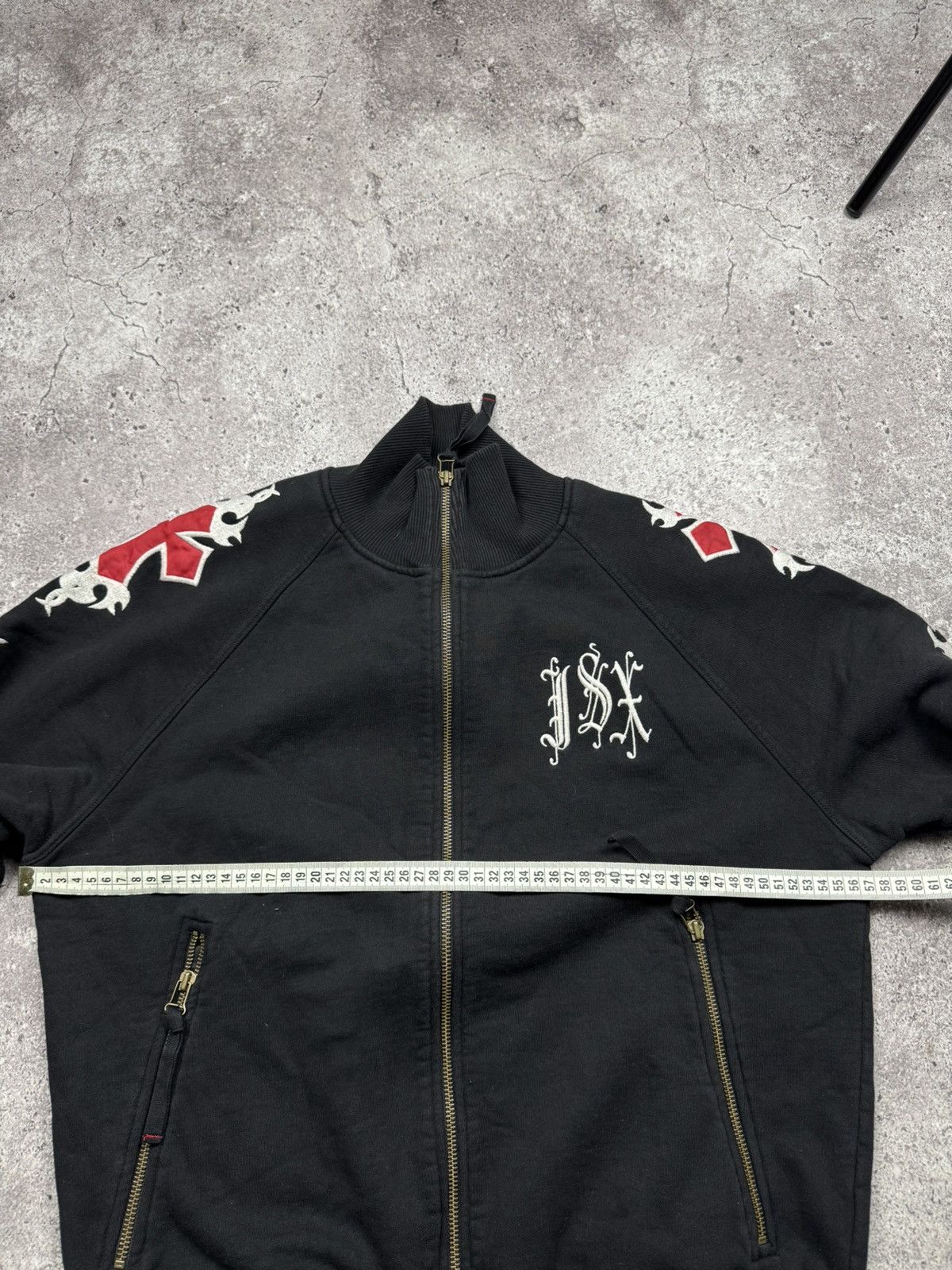 JET SET Archive JSX Jet Set Cross Y2K Zip Sweatshirt Japanese Dragon Size US L / EU 52-54 / 3 - 9 Thumbnail