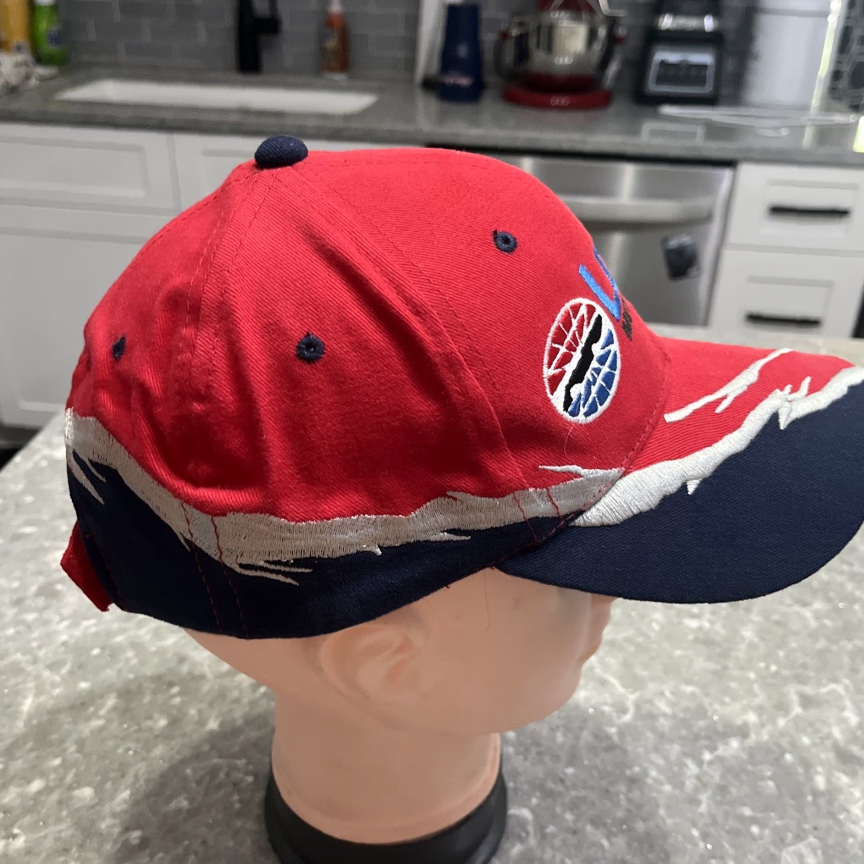 NASCAR Young An Lowes Motor Speedway Hat NASCAR Red Embroidered Adjustable Charlotte Cap Mens Baseball Hat Size ONE SIZE - 4 Thumbnail