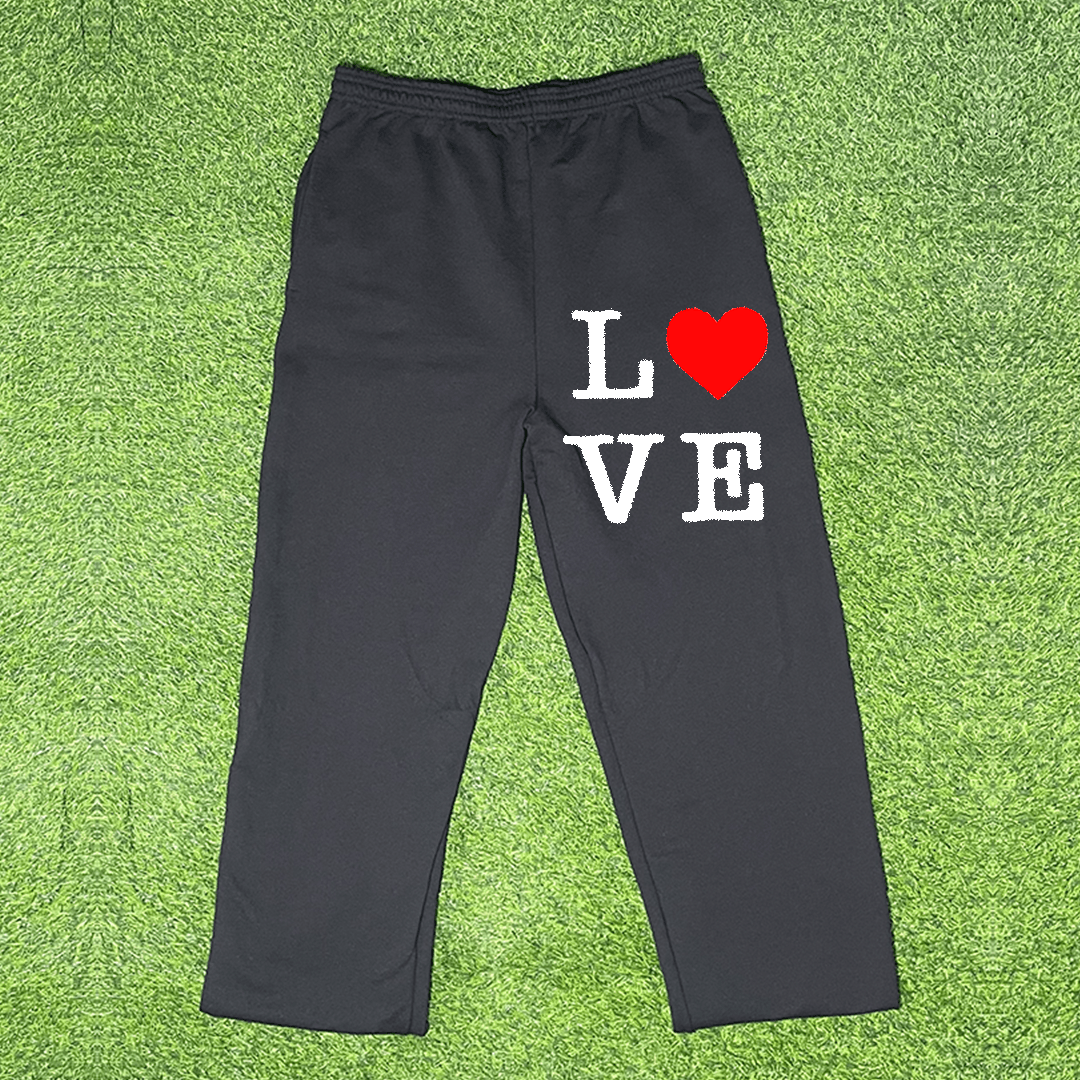Vintage LOVE SWEATPANTS Size US 30 / EU 46 - 1 Preview