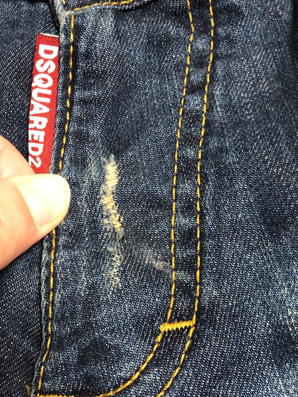 Dsquared2 Dsquared2 Distressed Cropped Denim Size US 34 / EU 50 - 4 Thumbnail