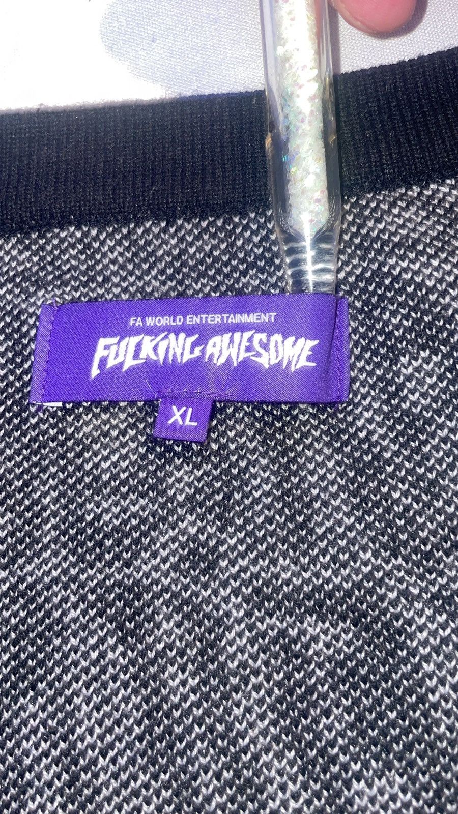 Fucking Awesome Fucking awesome black an white cardigan Size US XL / EU 56 / 4 - 11 Thumbnail