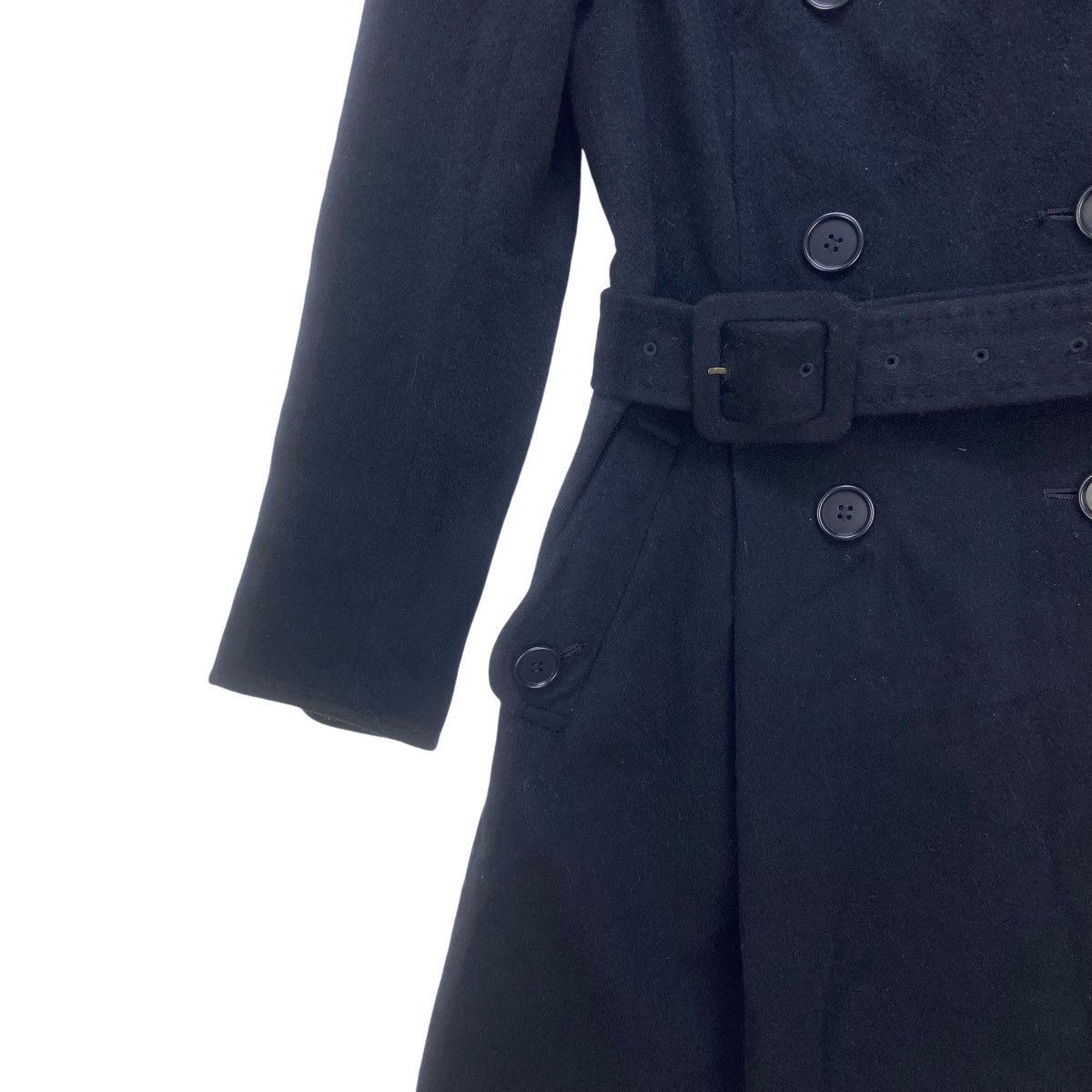 Paul Smith Paul Smith Black Wool Long Coat Size S / US 4 / IT 40 - 7 Thumbnail