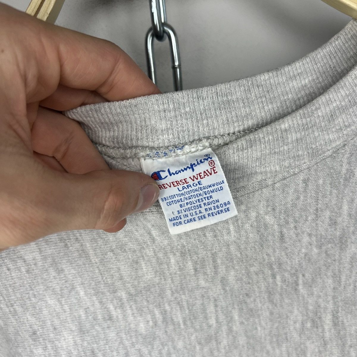 Champion 1990s Wisconsin University Champion Reverse Weave Sweatshirt Size US L / EU 52-54 / 3 - 7 Thumbnail