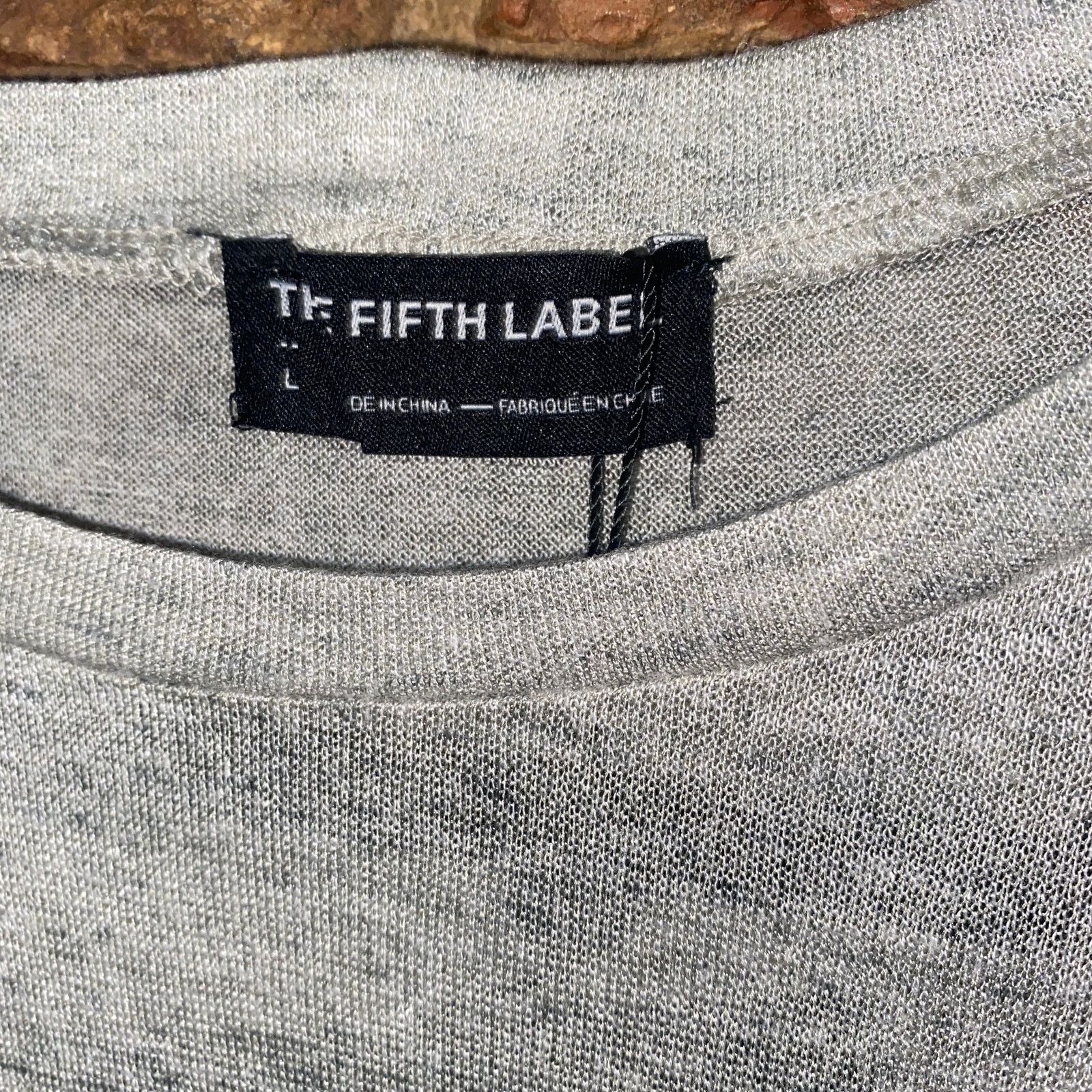 Other NWT The Fifth Sun Gray Light Knit Nine Days Tank Top Large Size L / US 10 / IT 46 - 5 Thumbnail