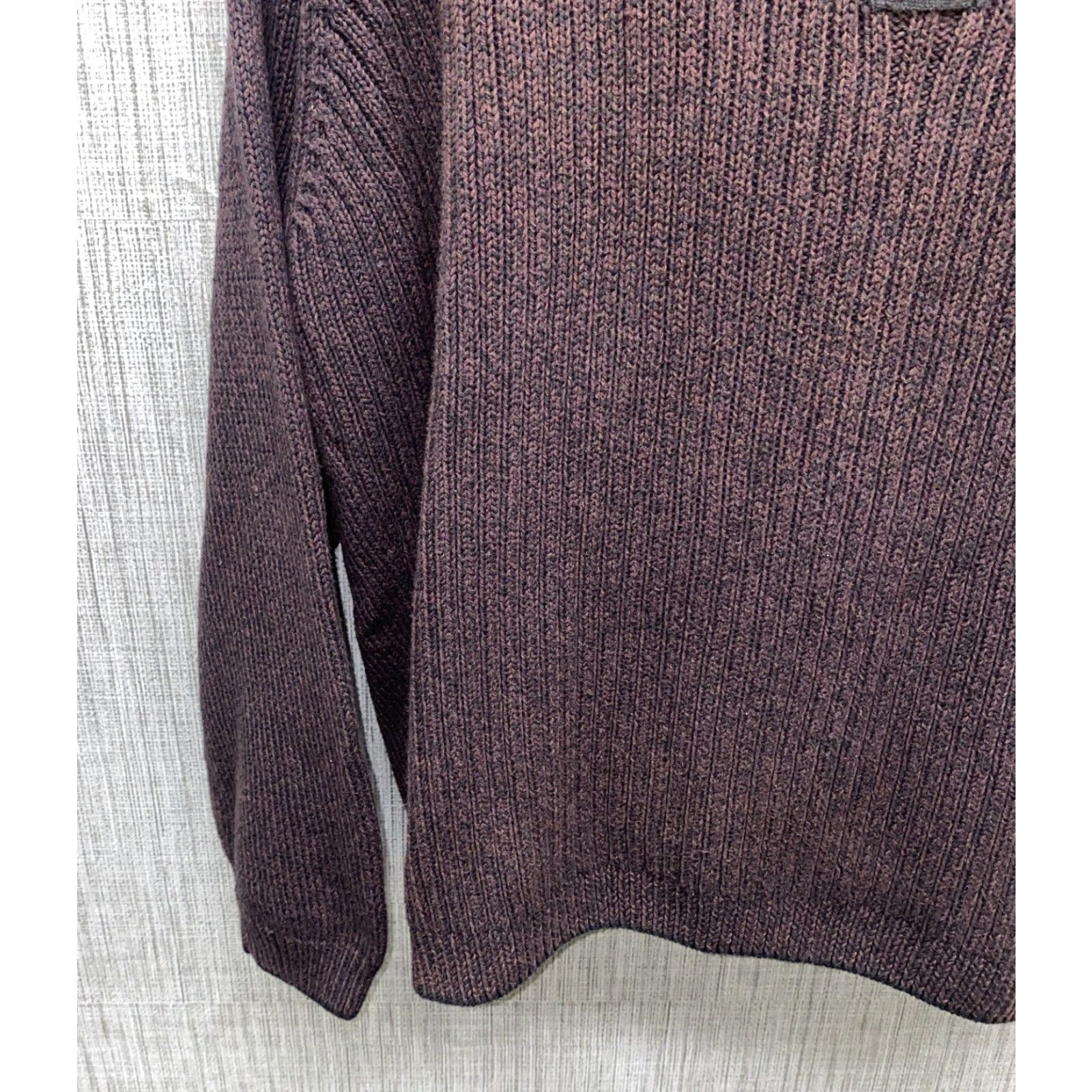 Tommy Bahama Tommy Bahama Men’s Wool Blend Pullover Sweater 1/2 Zip Brown Size Large Size US L / EU 52-54 / 3 - 4 Thumbnail
