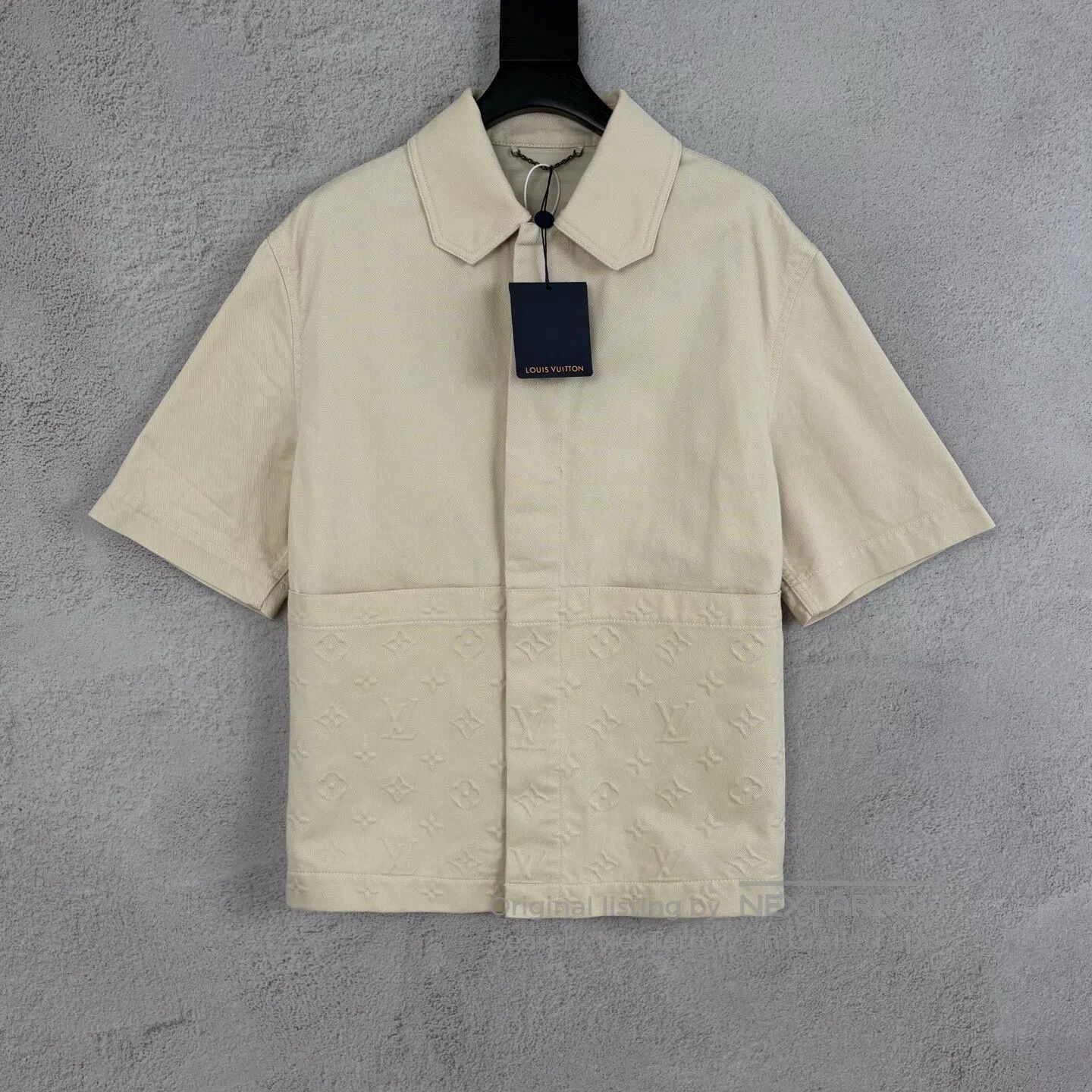 Louis Vuitton Louis Vuitton Workwear relief semi-print short-sleeved car Size US S / EU 44-46 / 1 - 1 Thumbnail