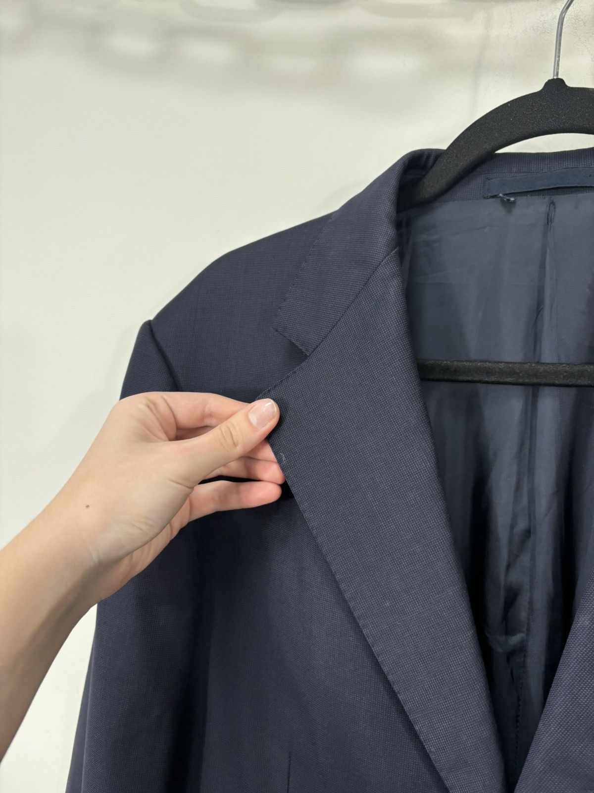Ermenegildo Zegna Ermenegildo Zegna Men’s 3-Buttons Navy Wool Blazer Jacket Size 40R - 5 Thumbnail