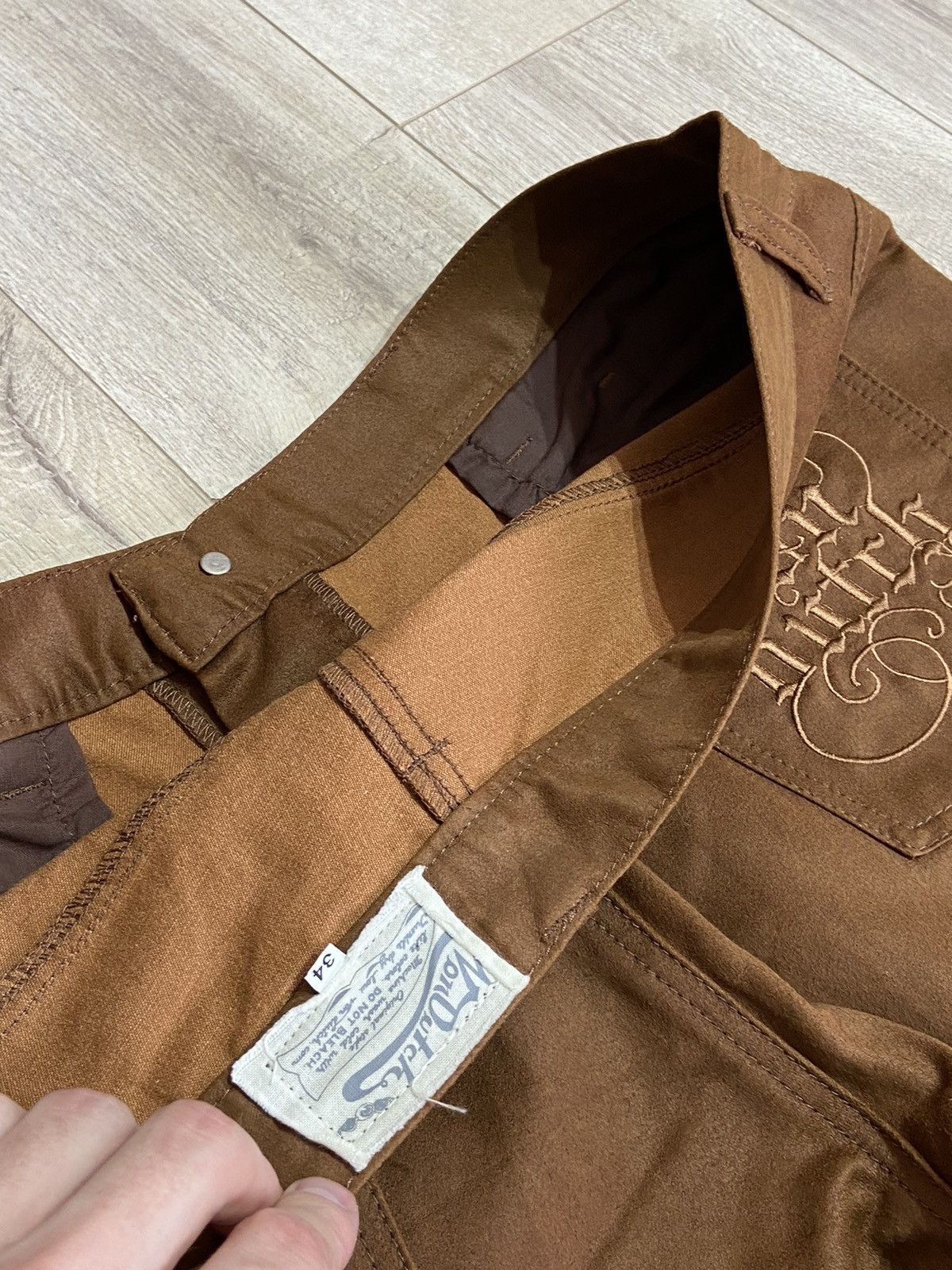 Von Dutch Von Dutch pants brown 34 vintage y2k style Size US 34 / EU 50 - 19 Thumbnail