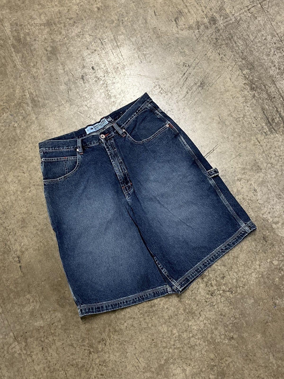 JNCO × Southpole × Vintage Y2K baggy fit jorts Mecca faded wash skater streetwear hype Size US 34 / EU 50 - 6 Thumbnail