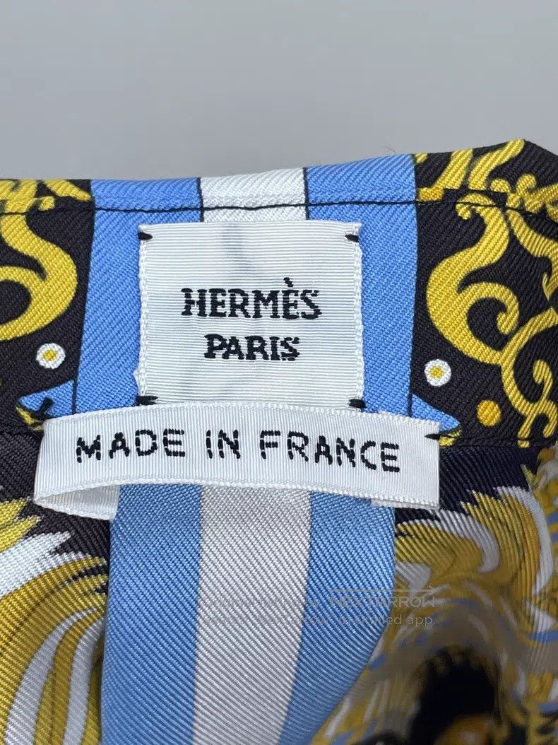 Hermes Hermes Printed Silk Shirt Size M / US 6-8 / IT 42-44 - 6 Thumbnail