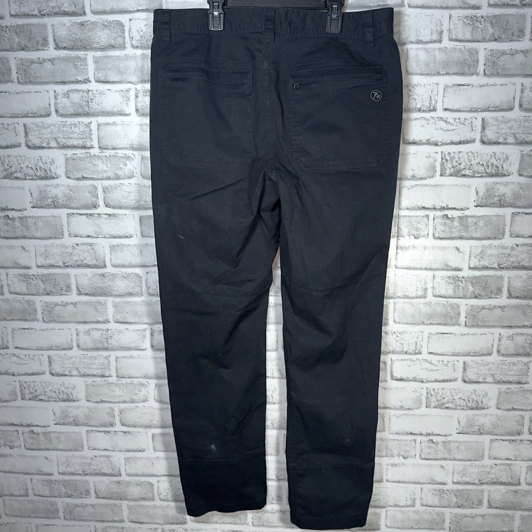Vintage VINTAGE RailRiders Mens Black Chino Pants Casual Cotton Blend Size 36x30 Size US 36 / EU 52 - 5 Thumbnail
