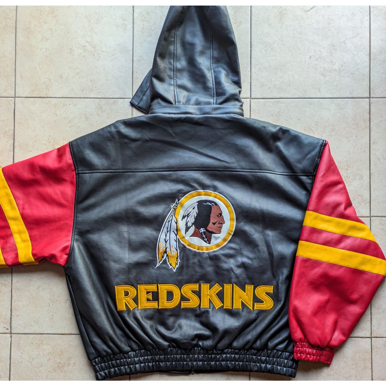 NFL Washington Redskins 90s GAMEDAY faux LEATHER bomber XL vtg Size US XL / EU 56 / 4 - 3 Thumbnail