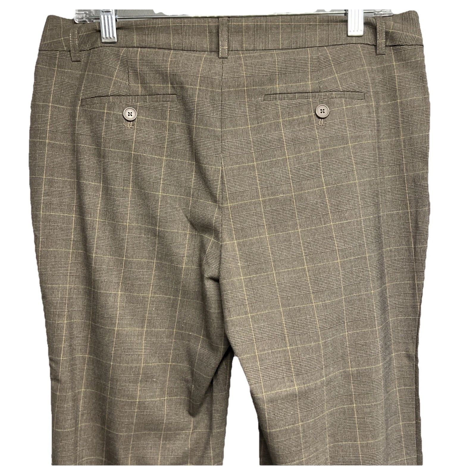 Victoria's Secret Vintage Body By Victoria Christie Fit Plaid Flare Pants 10 Size 32" / US 10 / IT 46 - 4 Thumbnail
