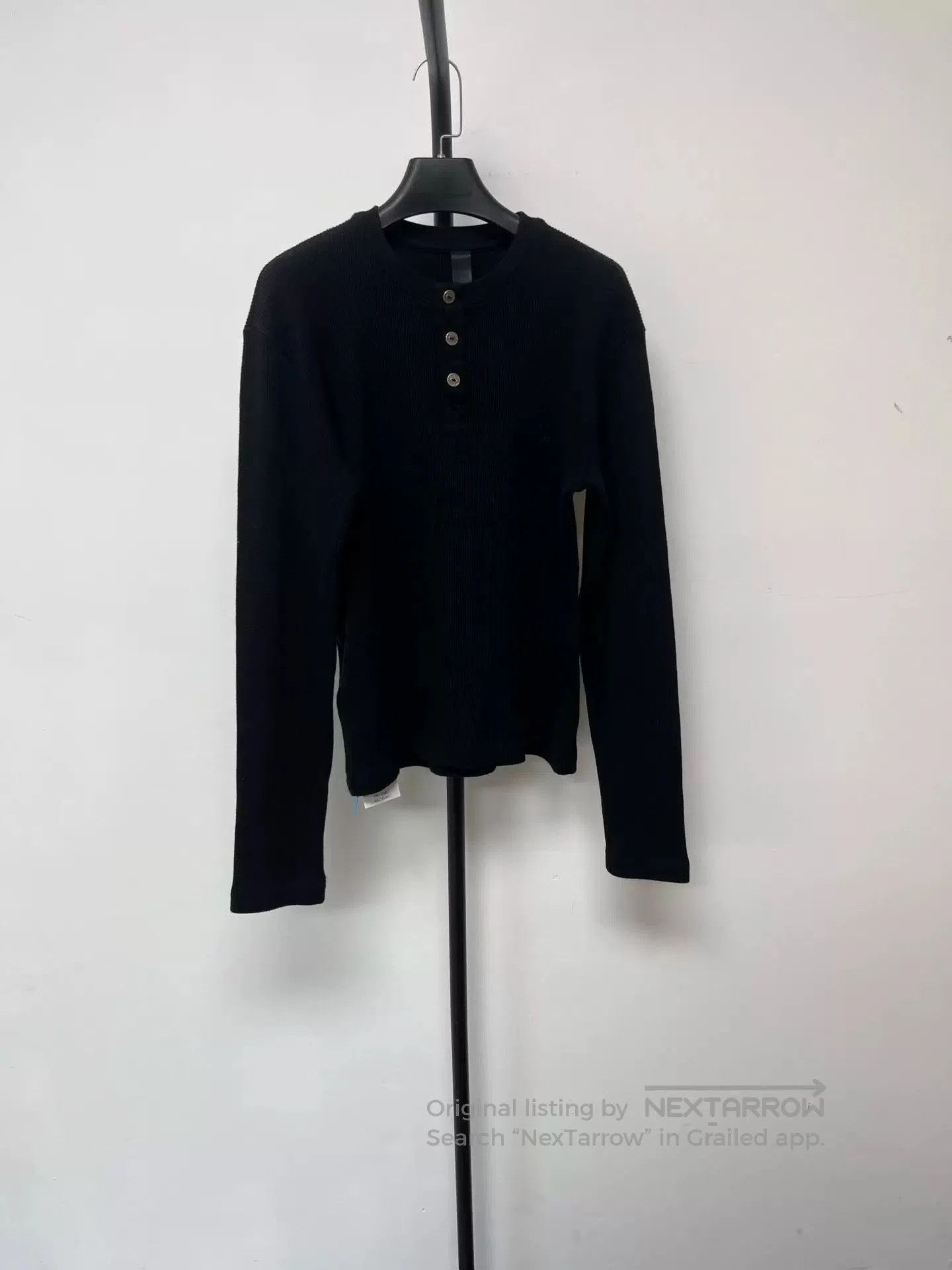 Chrome Hearts chrome hearts black embroidered henley long sleeve. Size US XS / EU 42 / 0 - 1 Thumbnail