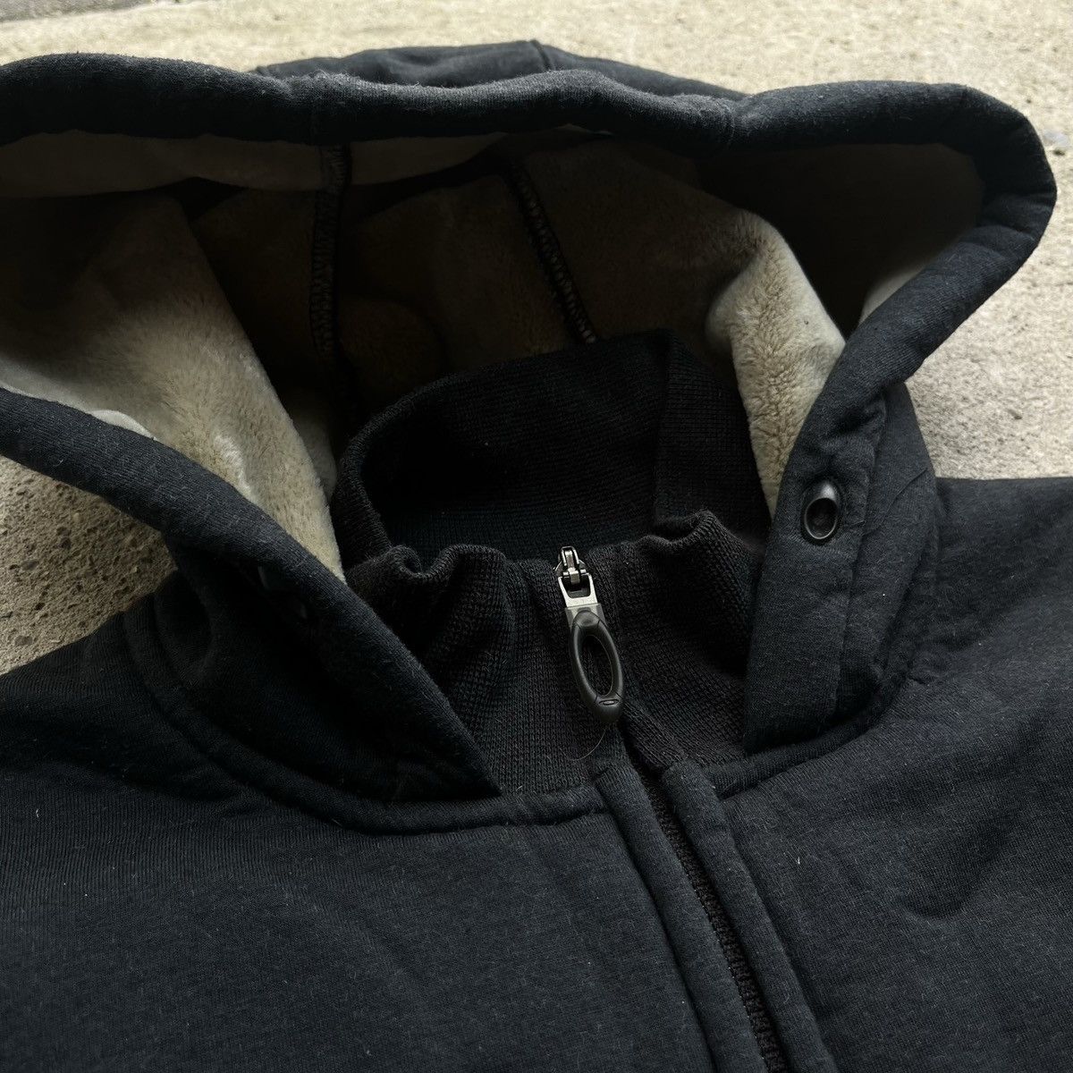 Japanese Brand × Oakley Oakley Technical zip hoodie black Sweatshirt neoprene Size US S / EU 44-46 / 1 - 4 Thumbnail