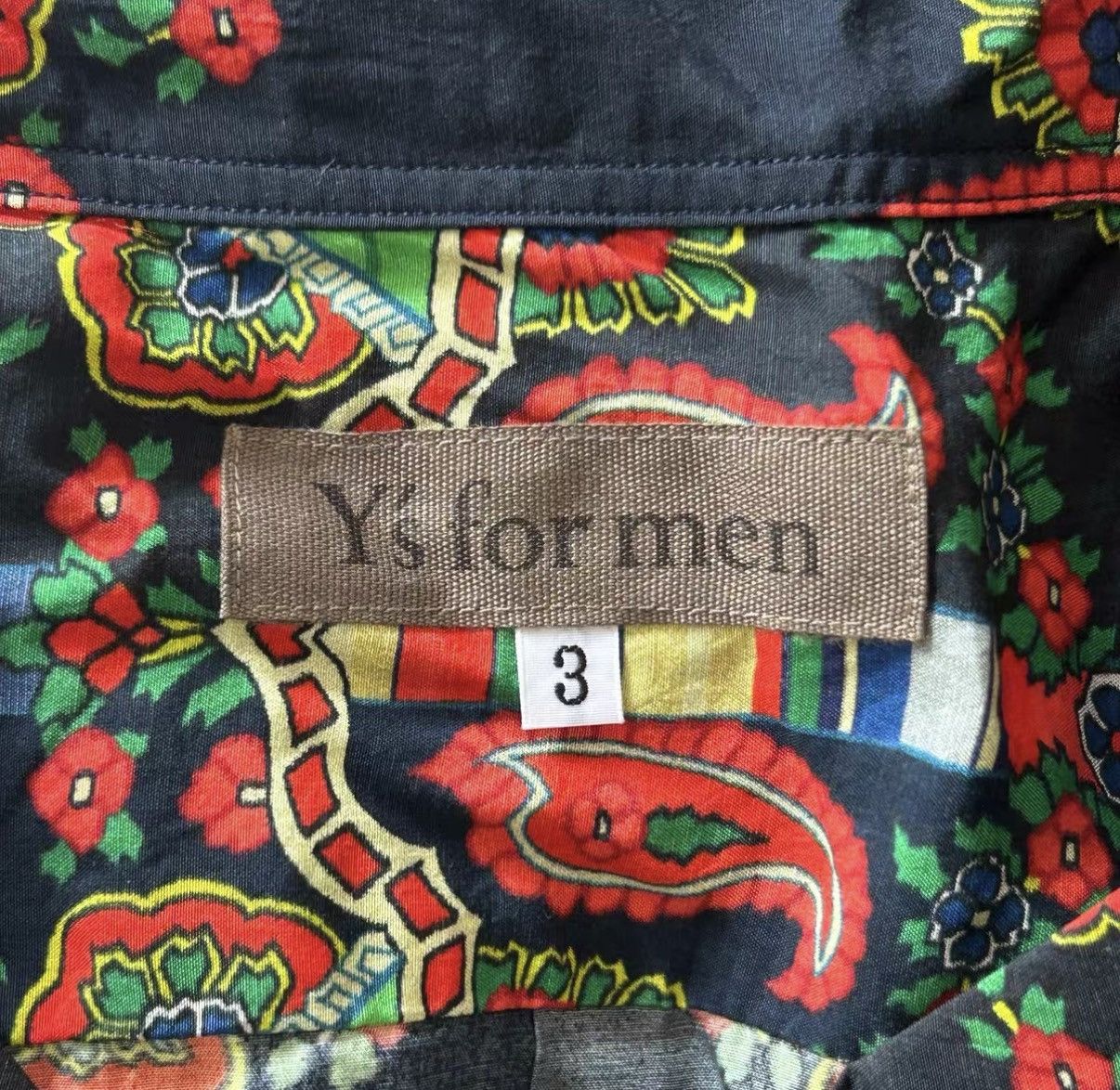 Yohji Yamamoto Yohji Yamamoto 04SS Paisley All-Over Print Silk Shirt K4 Size US L / EU 52-54 / 3 - 6 Thumbnail