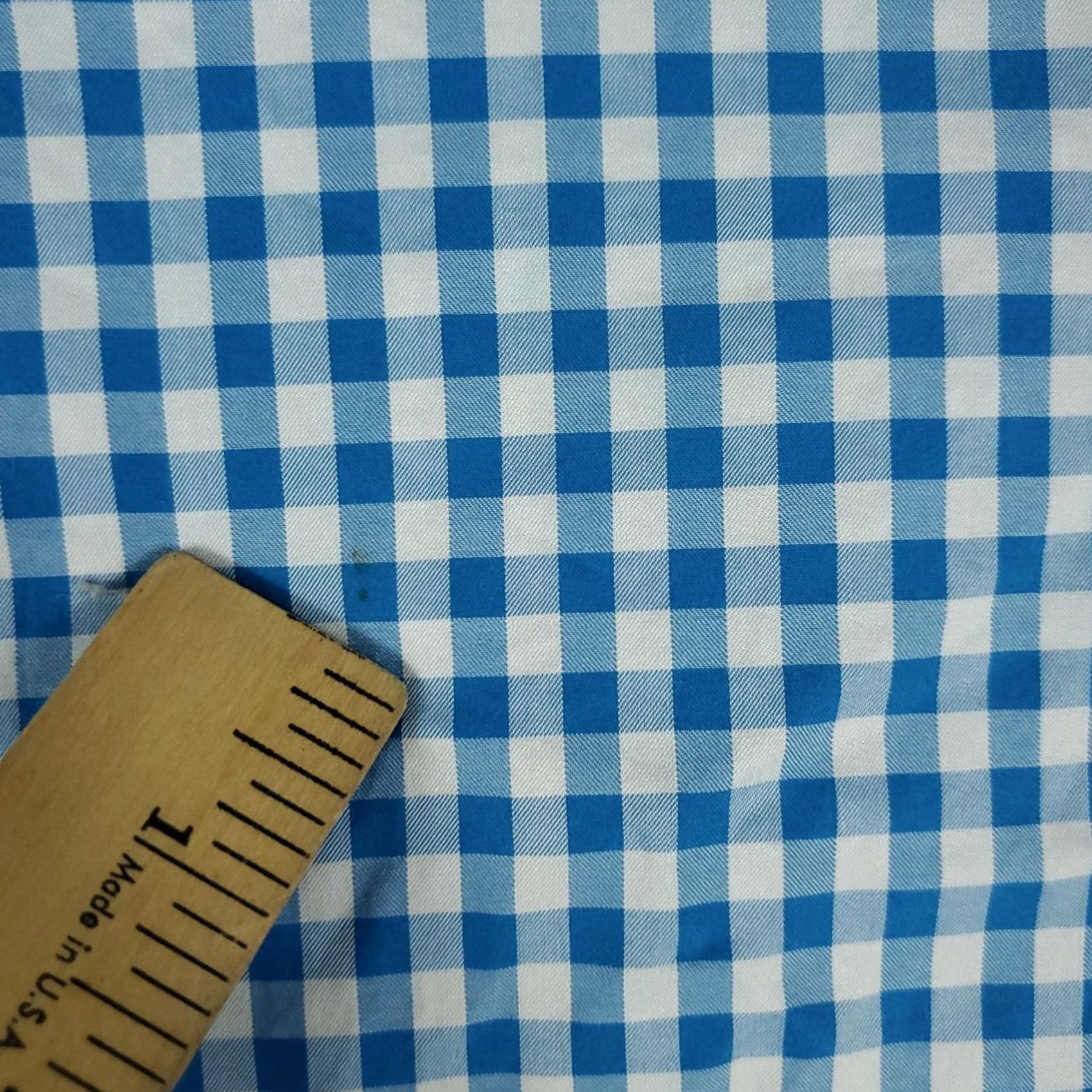 BUGATCHI Bugatchi Uomo Dress Shirt Mens Blue Check Long Sleeve Button Up Size 17 Size 46R - 4 Thumbnail