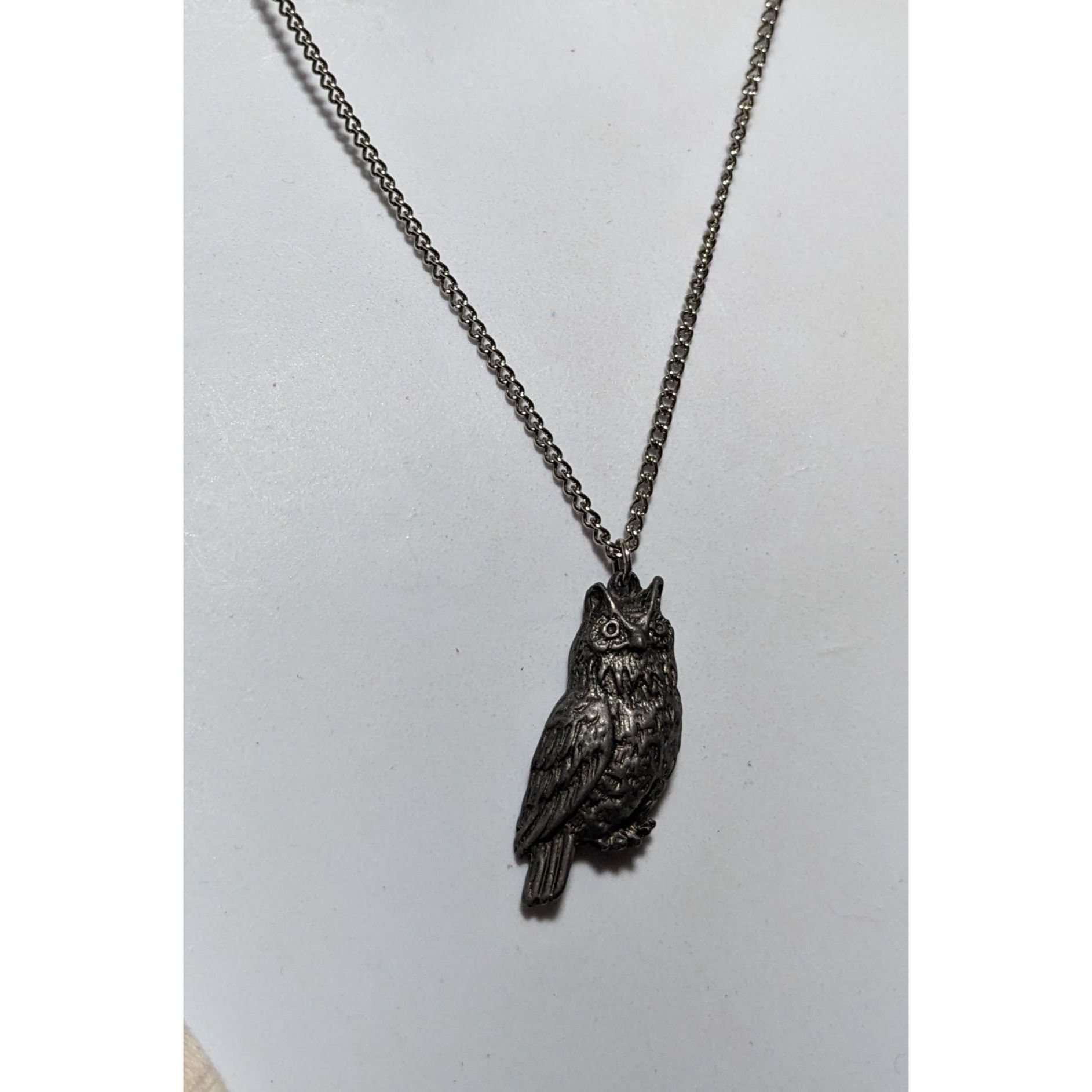 Other Vintage Minimalist Silver Owl Pendant Necklace Size ONE SIZE - 8 Thumbnail
