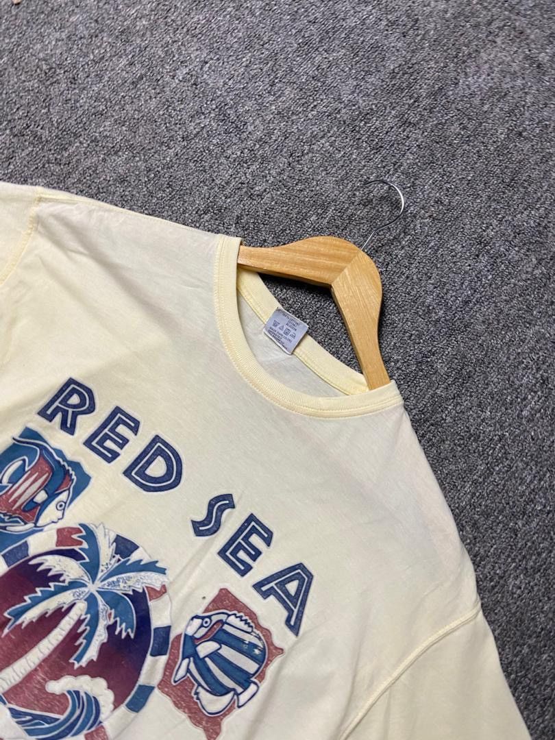 Japanese Brand COTTONILE Egypt Red Sea Short Sleeve Shirt (191) Size US S / EU 44-46 / 1 - 6 Thumbnail