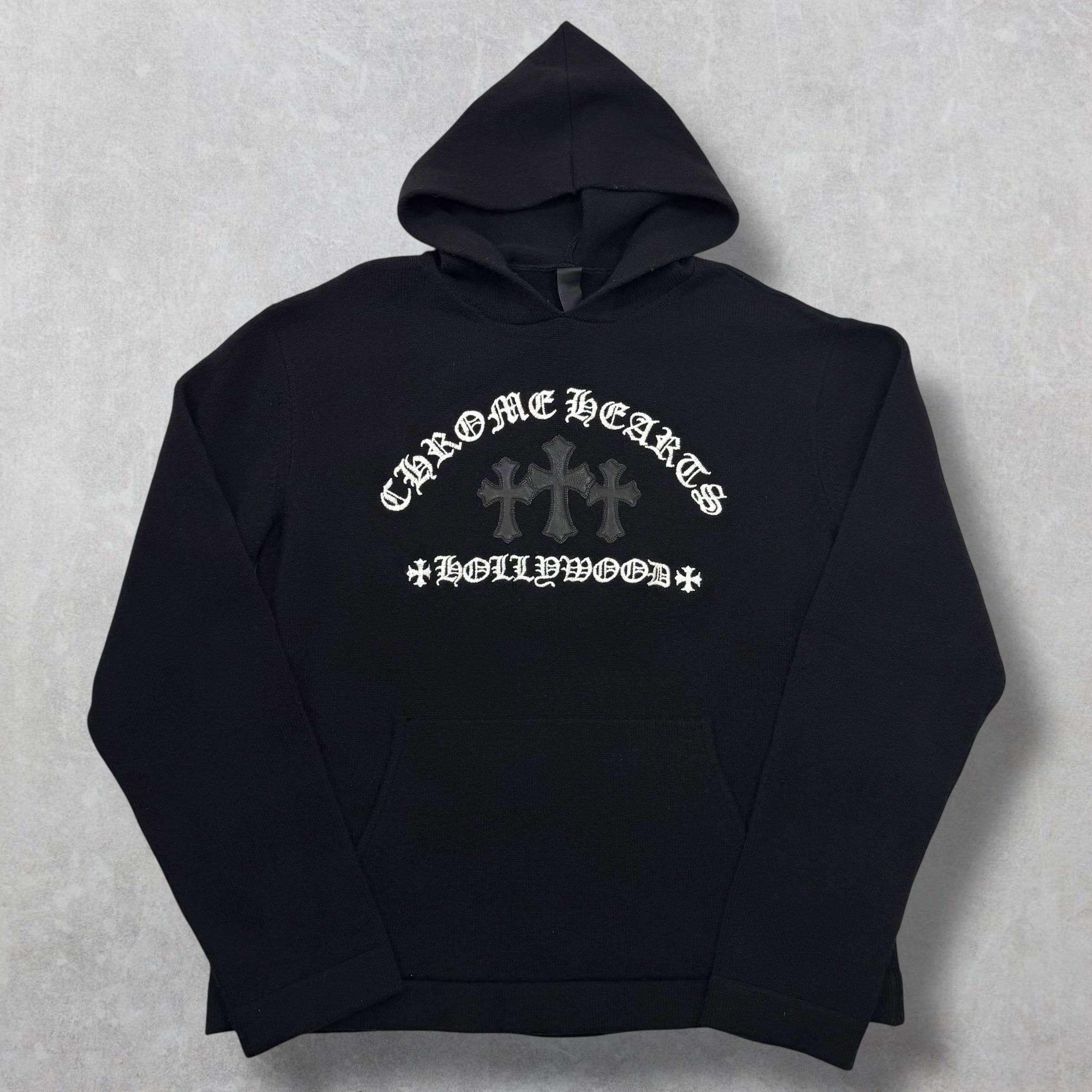 Chrome Hearts Chrome Hearts Leather Patch Cashmere Hoodie M Size US M / EU 48-50 / 2 - 1 Thumbnail