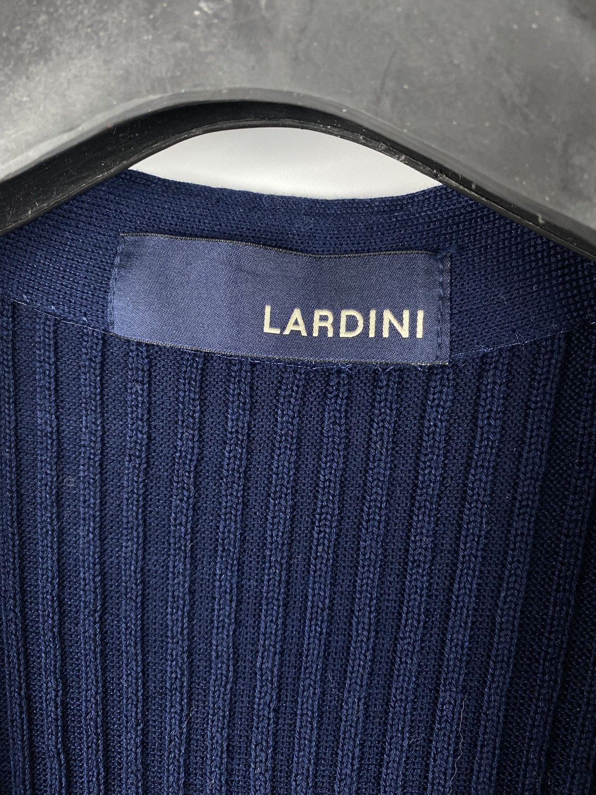 Lardini Lardini Cotton Knit Gilet Structured Vest Button Up size 50 Size US M / EU 48-50 / 2 - 3 Thumbnail