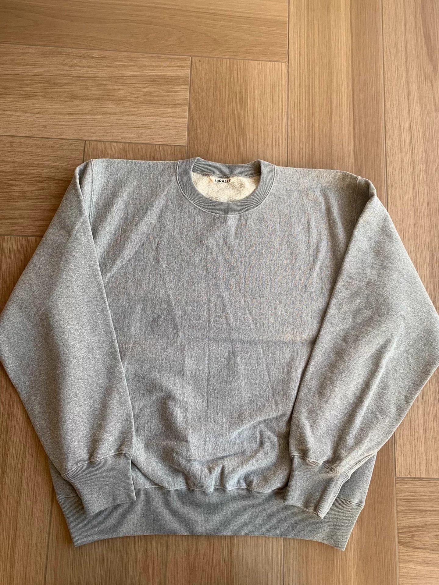 Auralee AURALEE SMOOTH SOFT vintage solid crew neck sweater Japan 5 Size US XXL / EU 58 / 5 - 1 Thumbnail