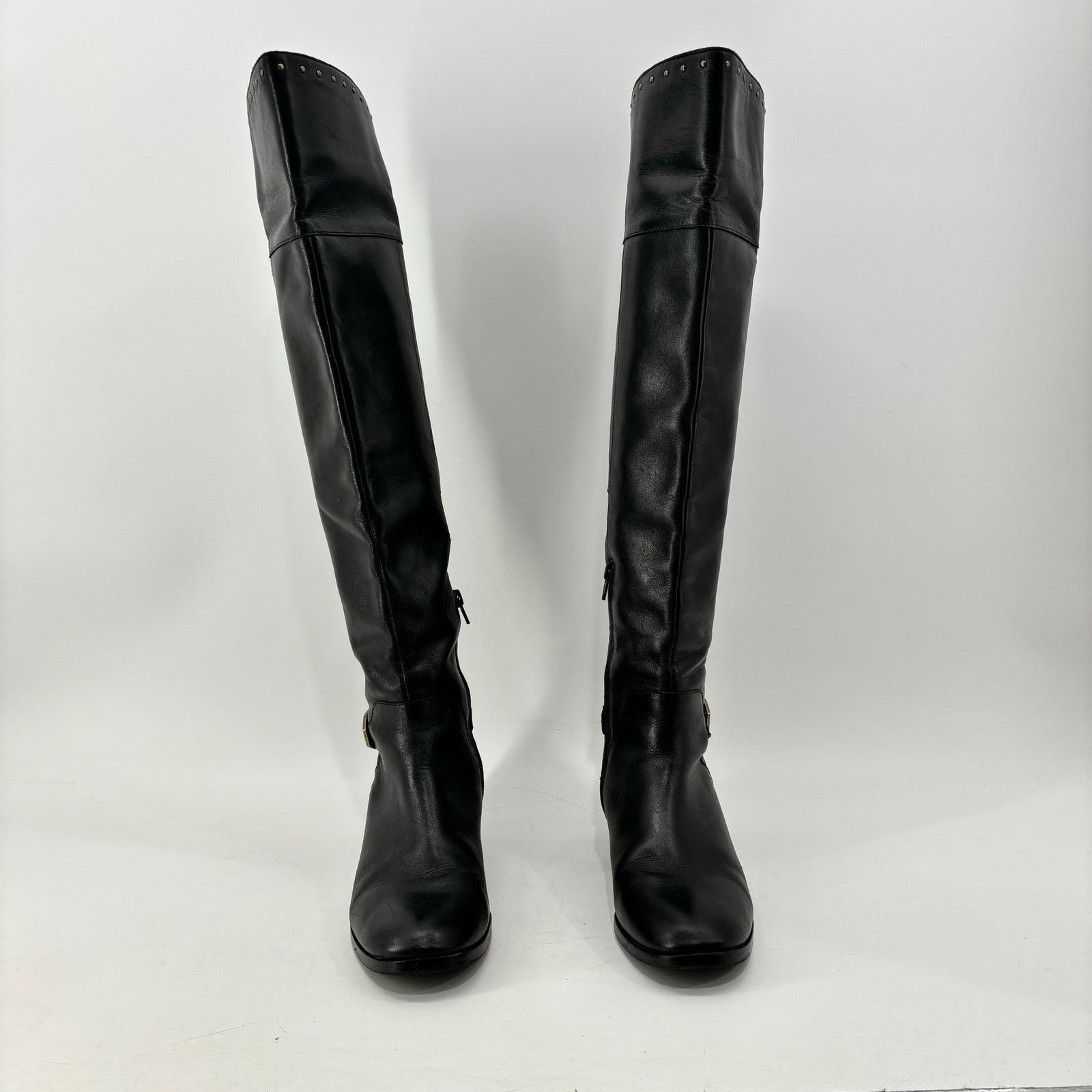 Sam Edelman Sam Edelman Black Knee High Rider Boots Size 8.5 Leather Size US 8.5 / IT 38.5 - 10 Thumbnail