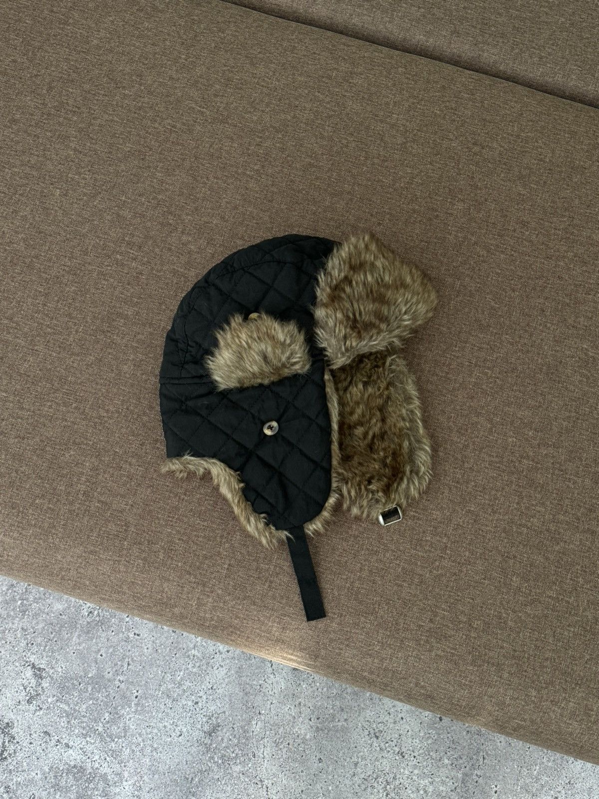 Japanese Brand Vintage Y2K fuzzy fur ushanka hat punk Japanese Size ONE SIZE - 2 Thumbnail