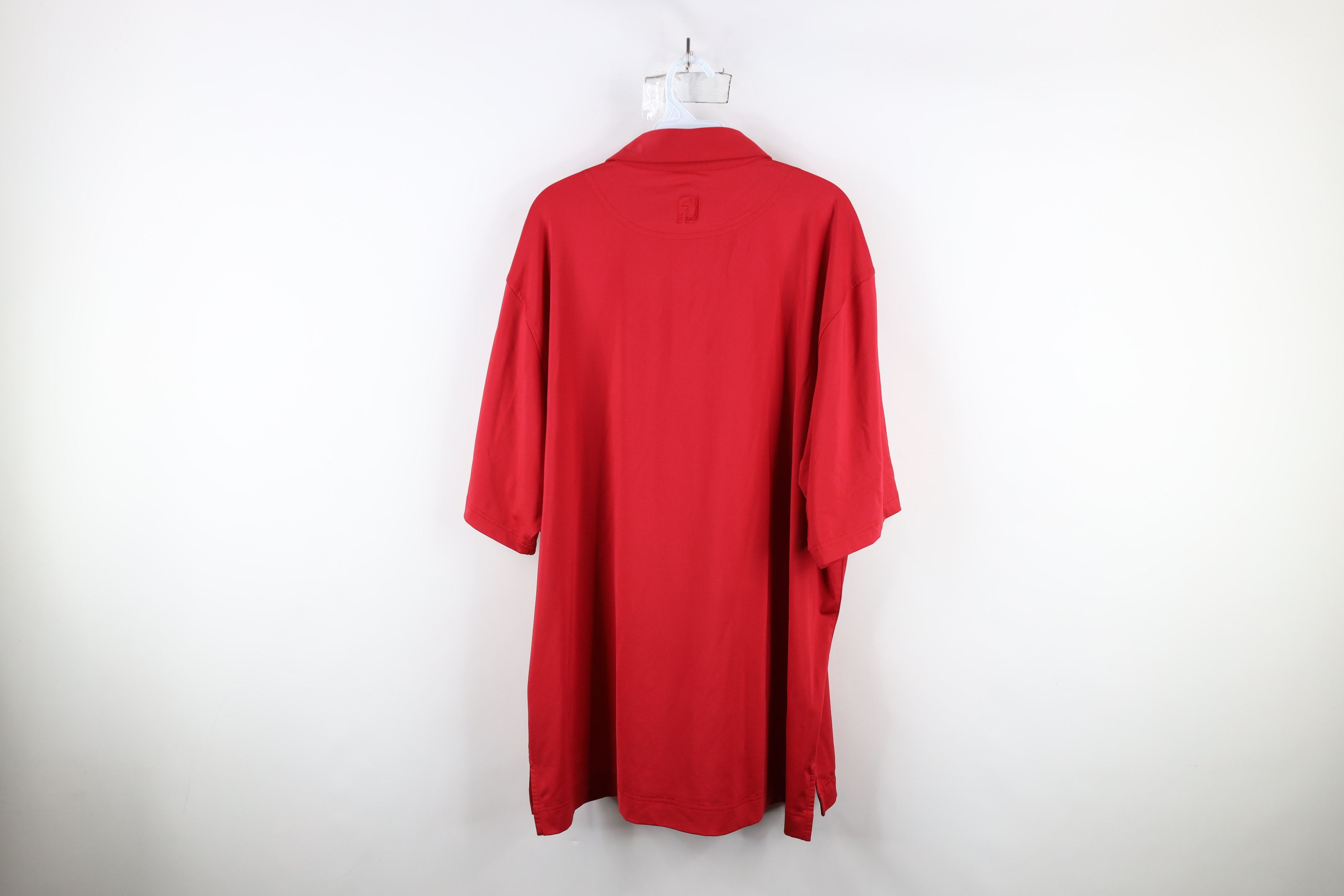 Footjoy × Vintage FootJoy Police Department Swat Golf Stretch Polo Shirt Red Size US XL / EU 56 / 4 - 10 Thumbnail