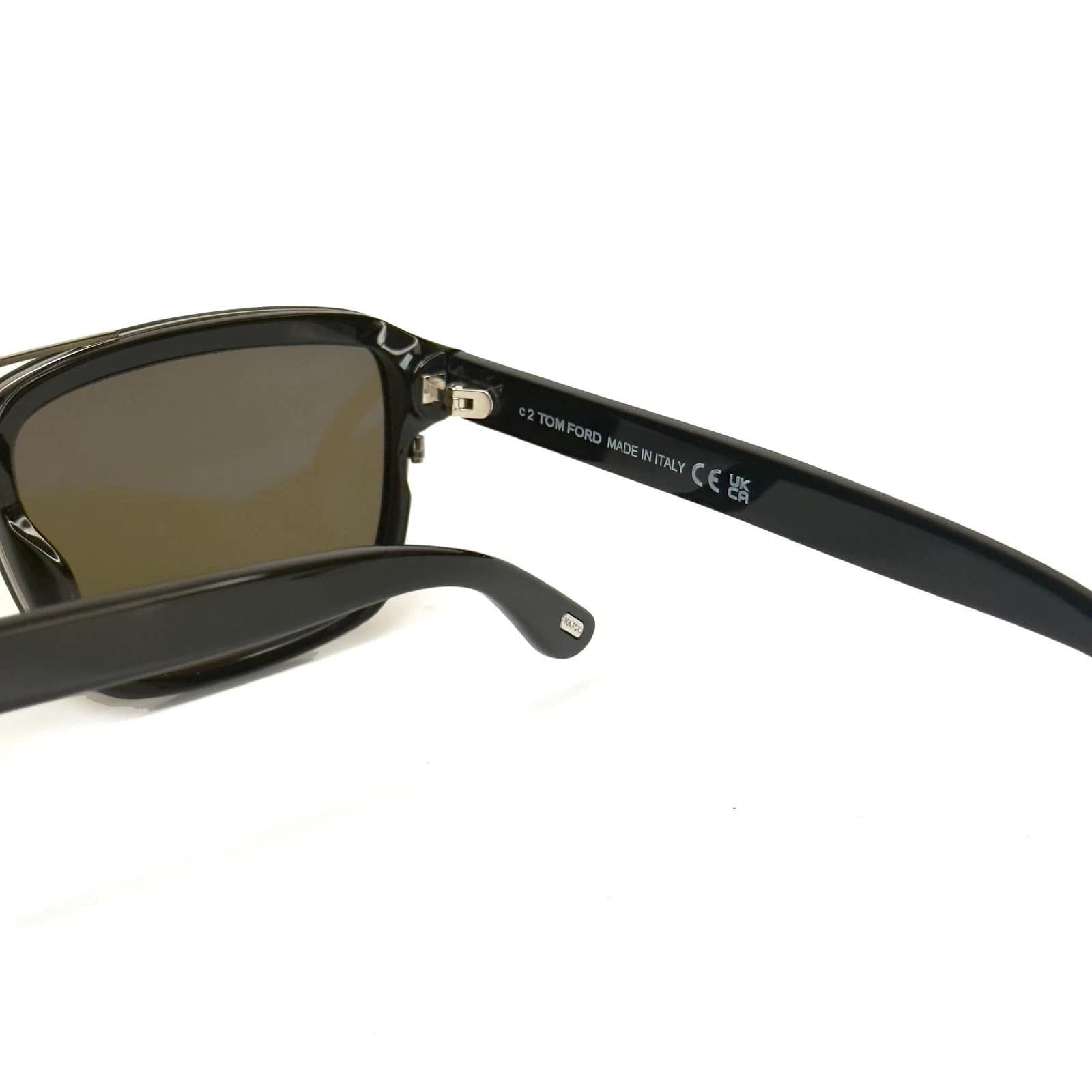 Tom Ford TOM FORD ANDERS TF780 780 Black Square Sunglass FT0780 01J Size ONE SIZE - 3 Thumbnail