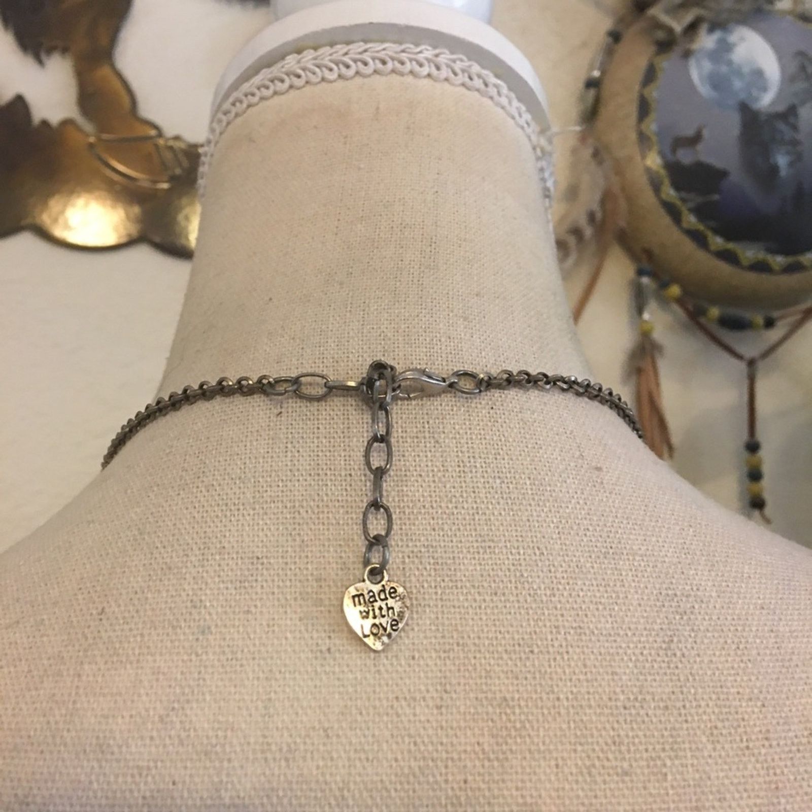 Jewelry Made with Love multi tone glass stone necklace Size ONE SIZE - 5 Thumbnail