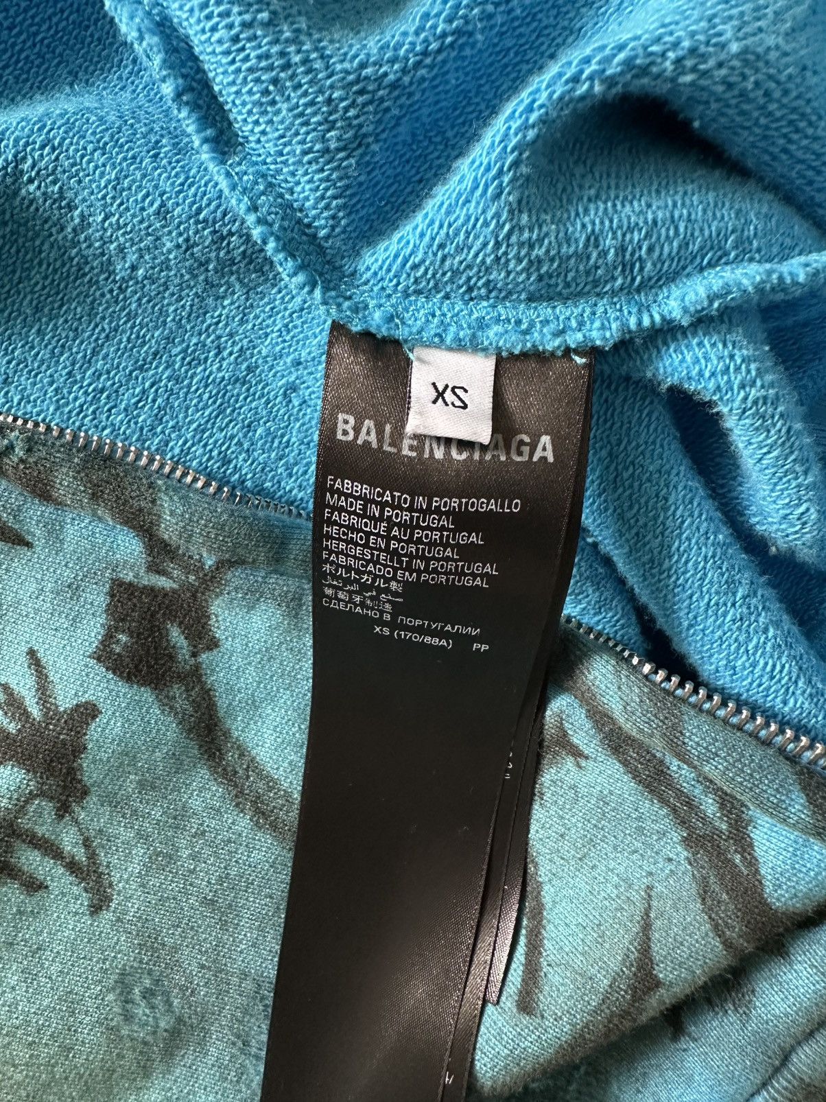 Balenciaga Balenciaga blue skater zip up Size US XS / EU 42 / 0 - 7 Thumbnail