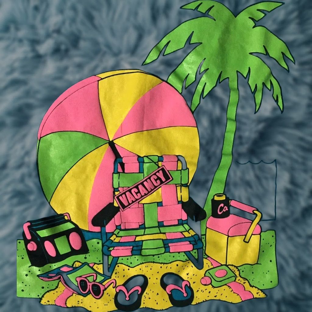 Vintage VINTAGE Wheres The Beach? T-Shirt S USA Surf Hawaii Vaporwave Neon OP TC Skate 90s Shirt Men Blue Short Sleeve 100% Cotton Graphic Tee Size S Size US S / EU 44-46 / 1 - 1 Thumbnail