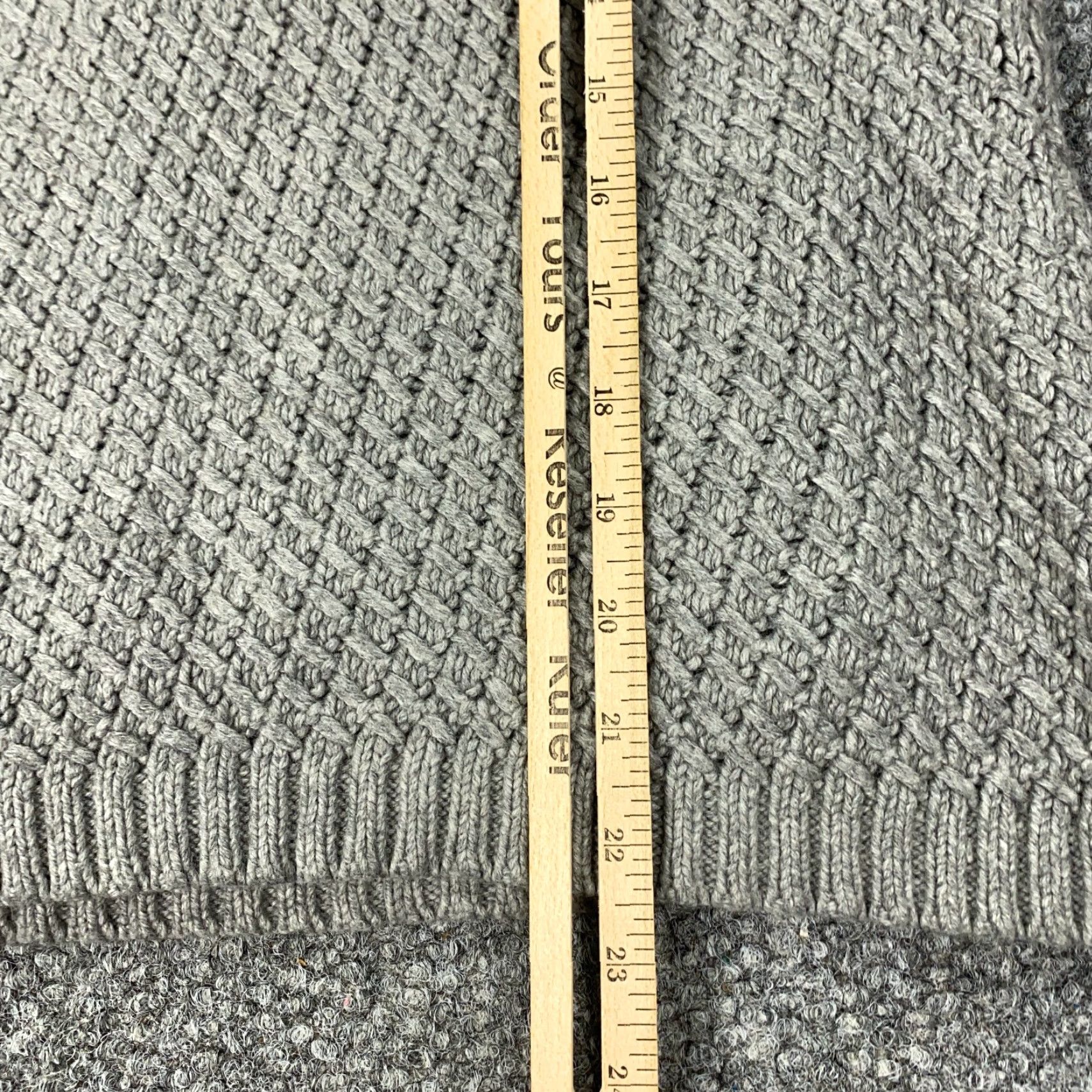 Talbots Talbots Sweater Womens XS Gray Cable-Knit Boat Neck Pullover with Pockets Size XS / US 0-2 / IT 36-38 - 7 Thumbnail