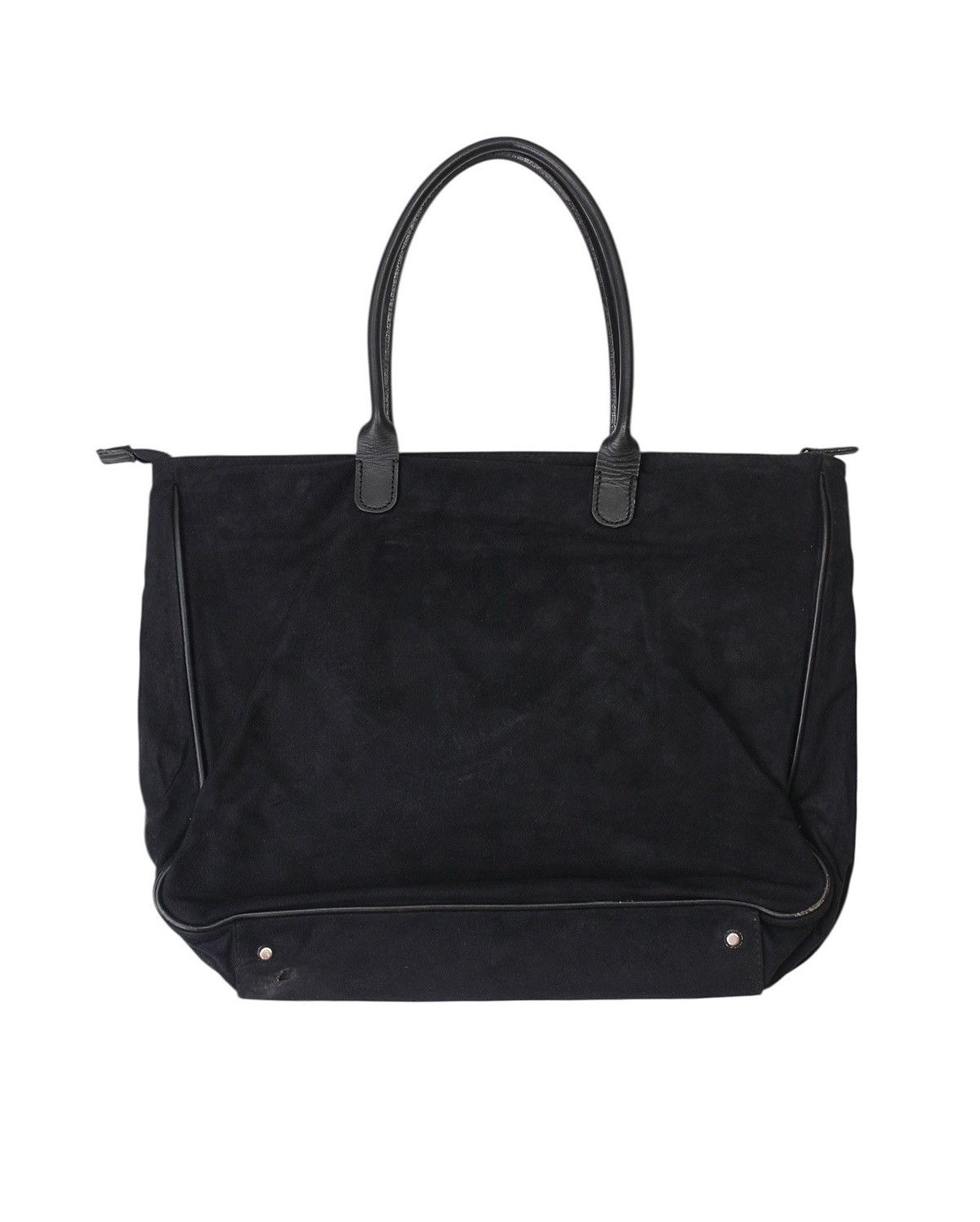 Courreges 2000S COURRÈGES BLACK SUEDE & FAUX FUR TOTE BAG Size ONE SIZE - 2 Thumbnail