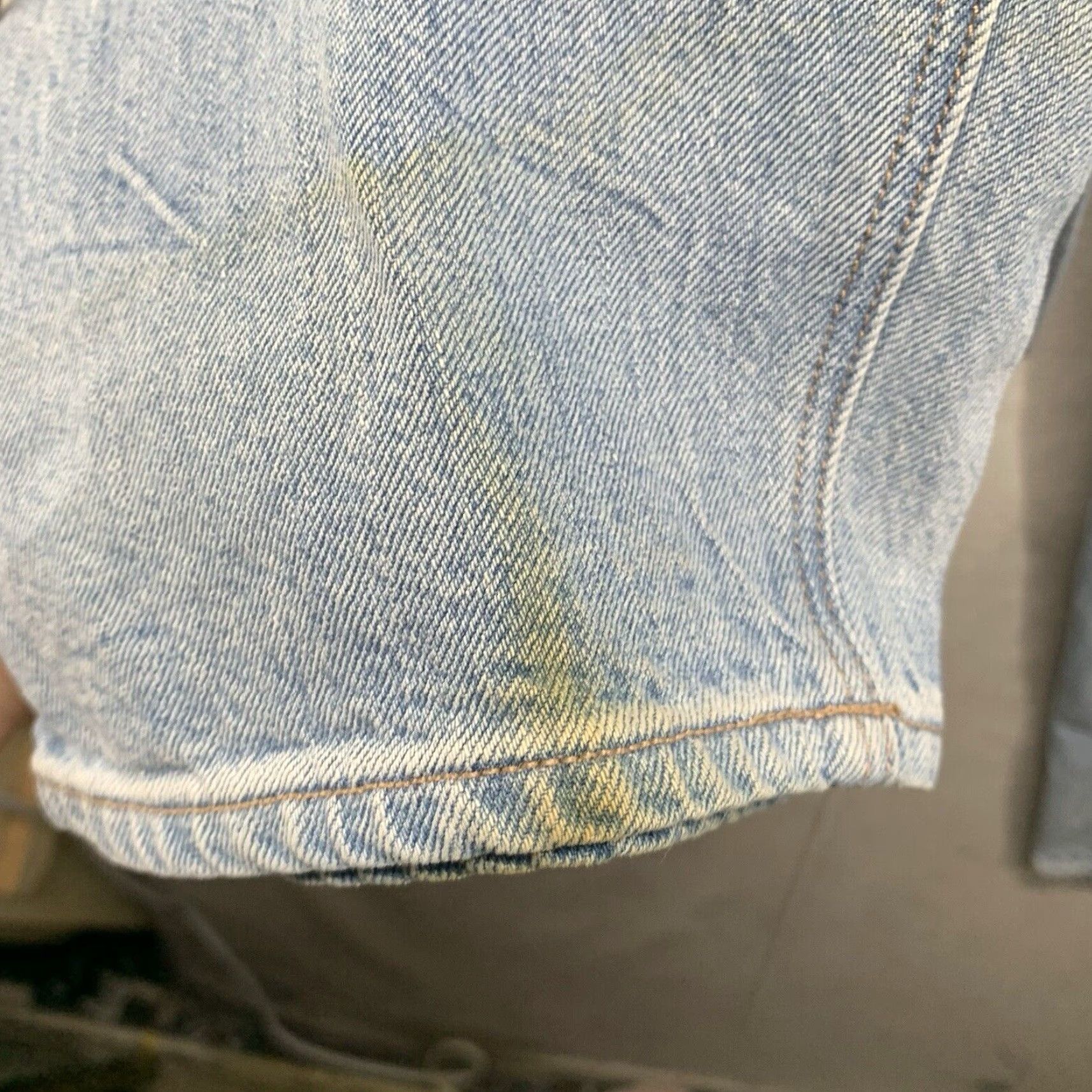 American Eagle Outfitters American Eagle High Rise Straight Leg Jeans Womens Blue Size 14 100% Cotton Size 36" / US 14 / IT 50 - 5 Thumbnail