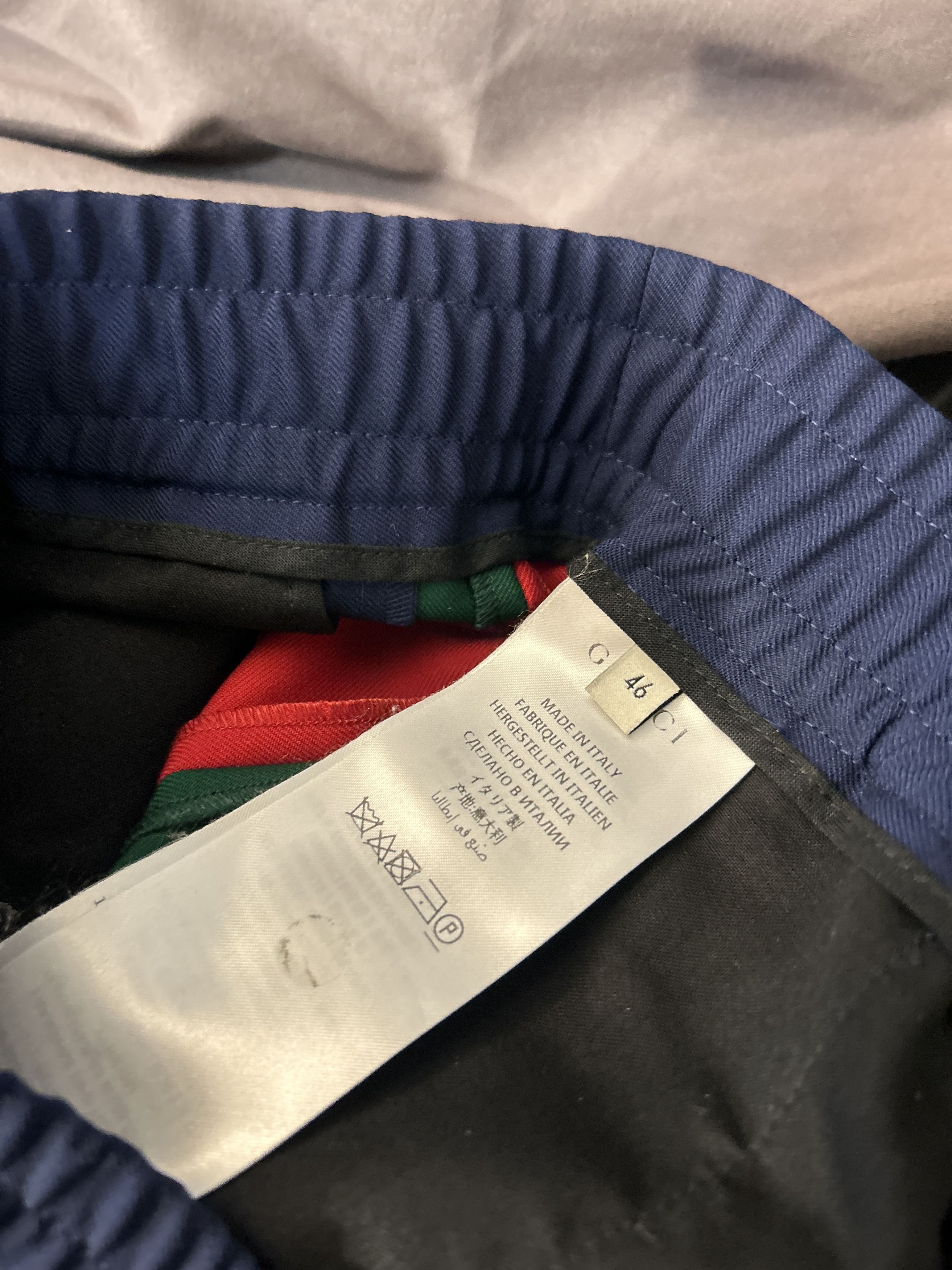 Gucci GUCCI Side Striped Trouser Navy Size US 30 / EU 46 - 8 Thumbnail
