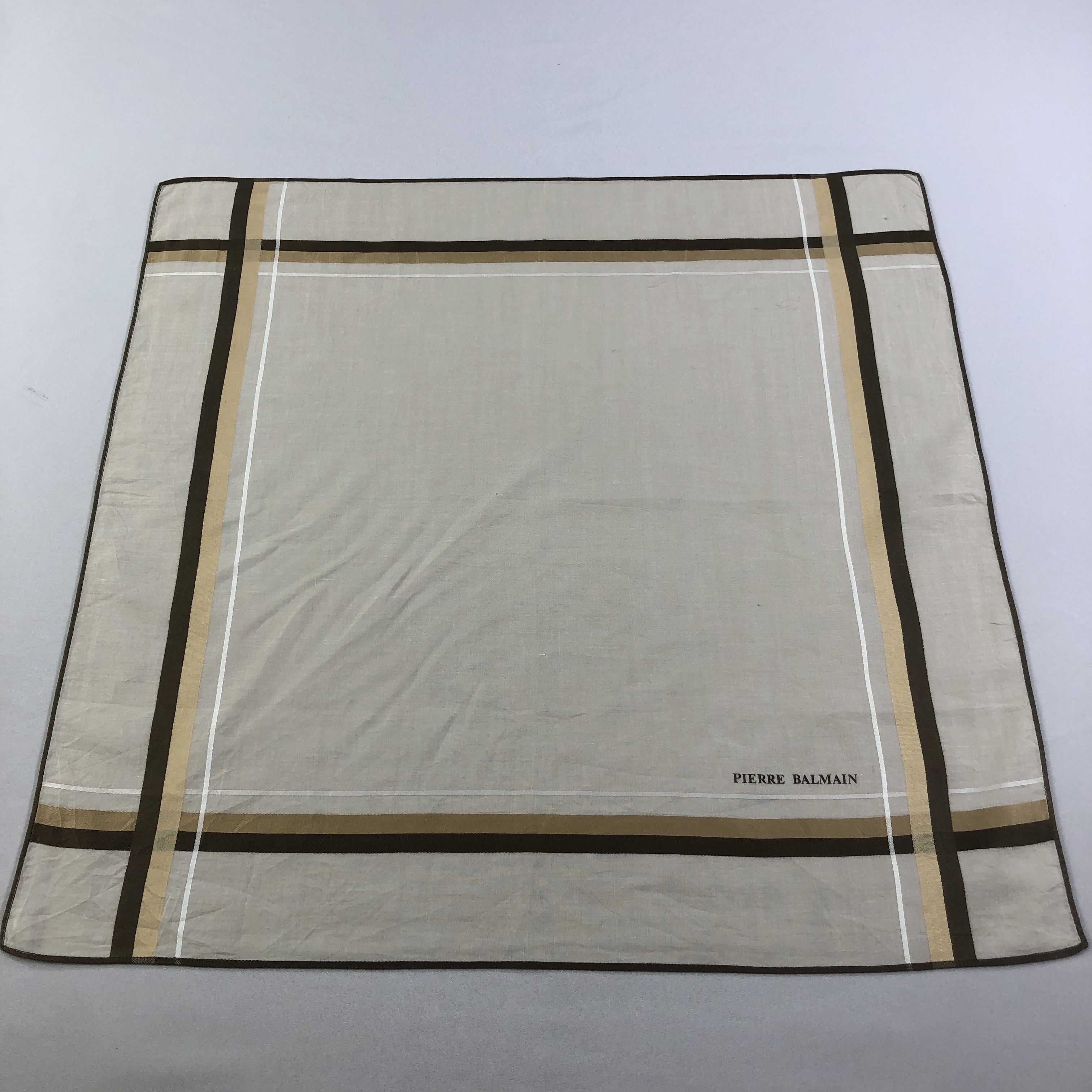 Pierre Balmain × Vintage Pierre Balmain Handkerchief Neckerchief Bandana H1492 Size ONE SIZE - 2 Thumbnail