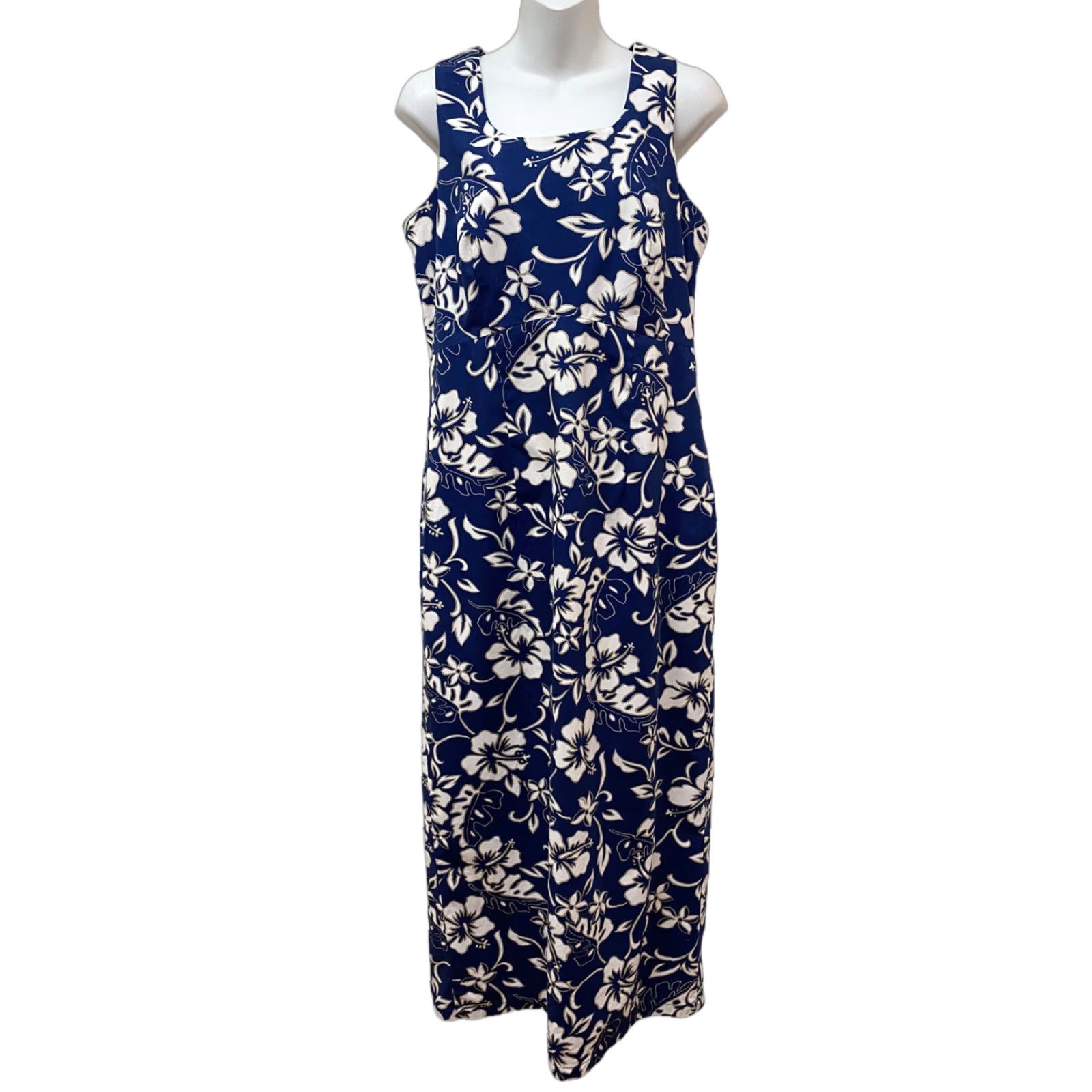 Hilo Hattie VINTAGE Hilo Hattie Hawaiian Aloha Sundress Blue Floral Size 10 Womens Size XXS / US 00 / IT 34 - 1 Thumbnail