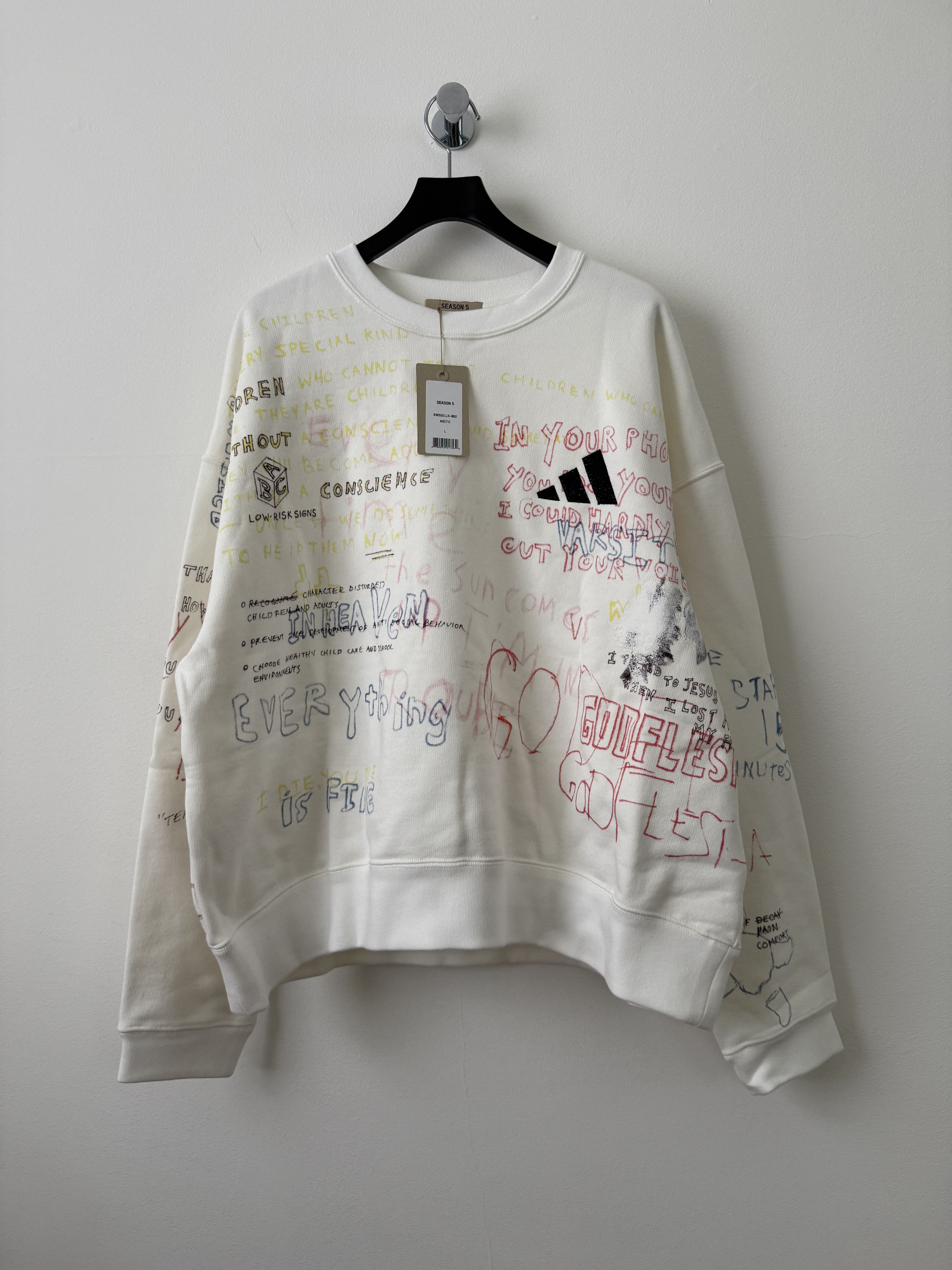 adidas gazelle silver green womens YEEZY Season 1 Destroyed Wool Sweater – Dolce Vita Hub