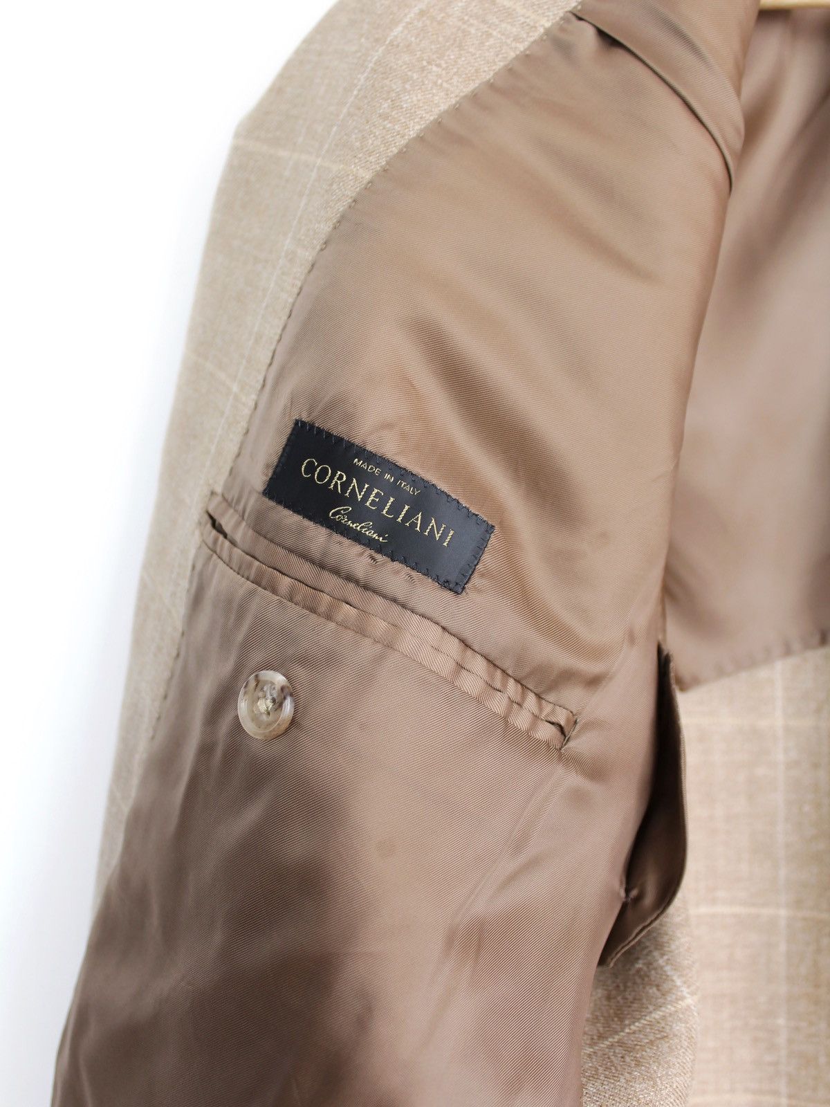 Corneliani Corneliani Beige Silk Linen Sport Blazer Size 52R - 7 Thumbnail