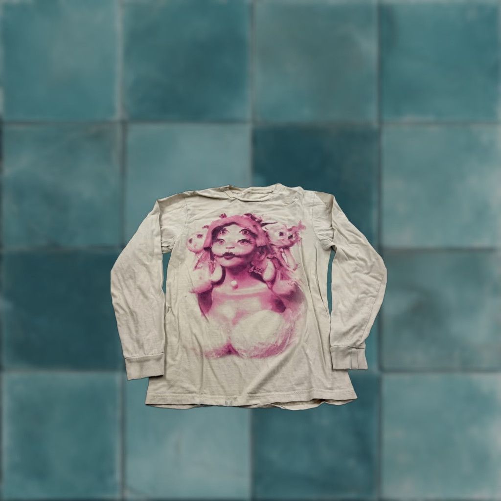 Vintage Melanie Martinez Portals Shirt Adult Small Beige Long Sleeve Tour 2023 Concert Tee Size US S / EU 44-46 / 1 - 1 Thumbnail