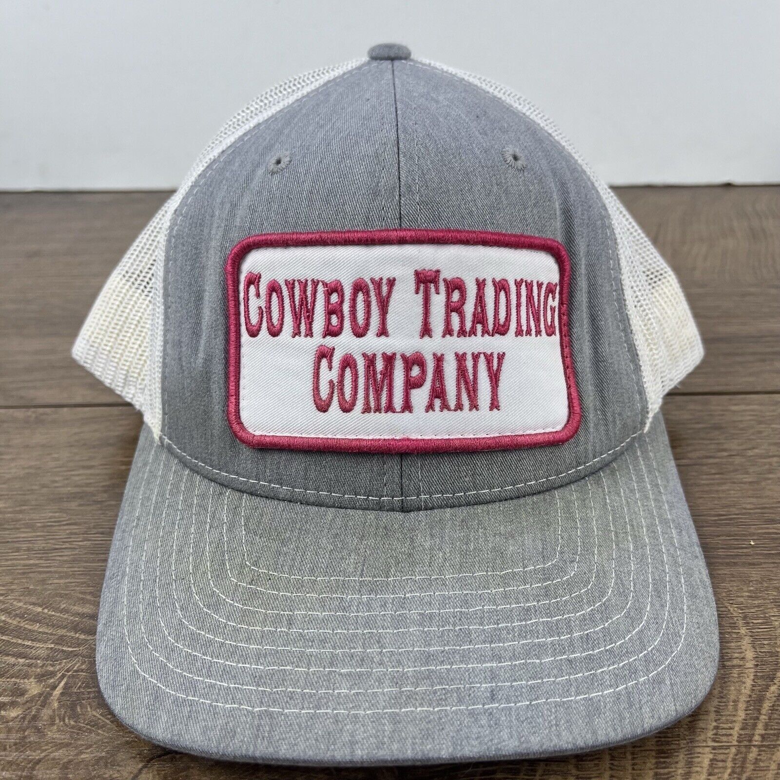 Other Cowboy Trading Company Hat Snapback Hat Gray Adjustable Hat Size ONE SIZE - 4 Thumbnail