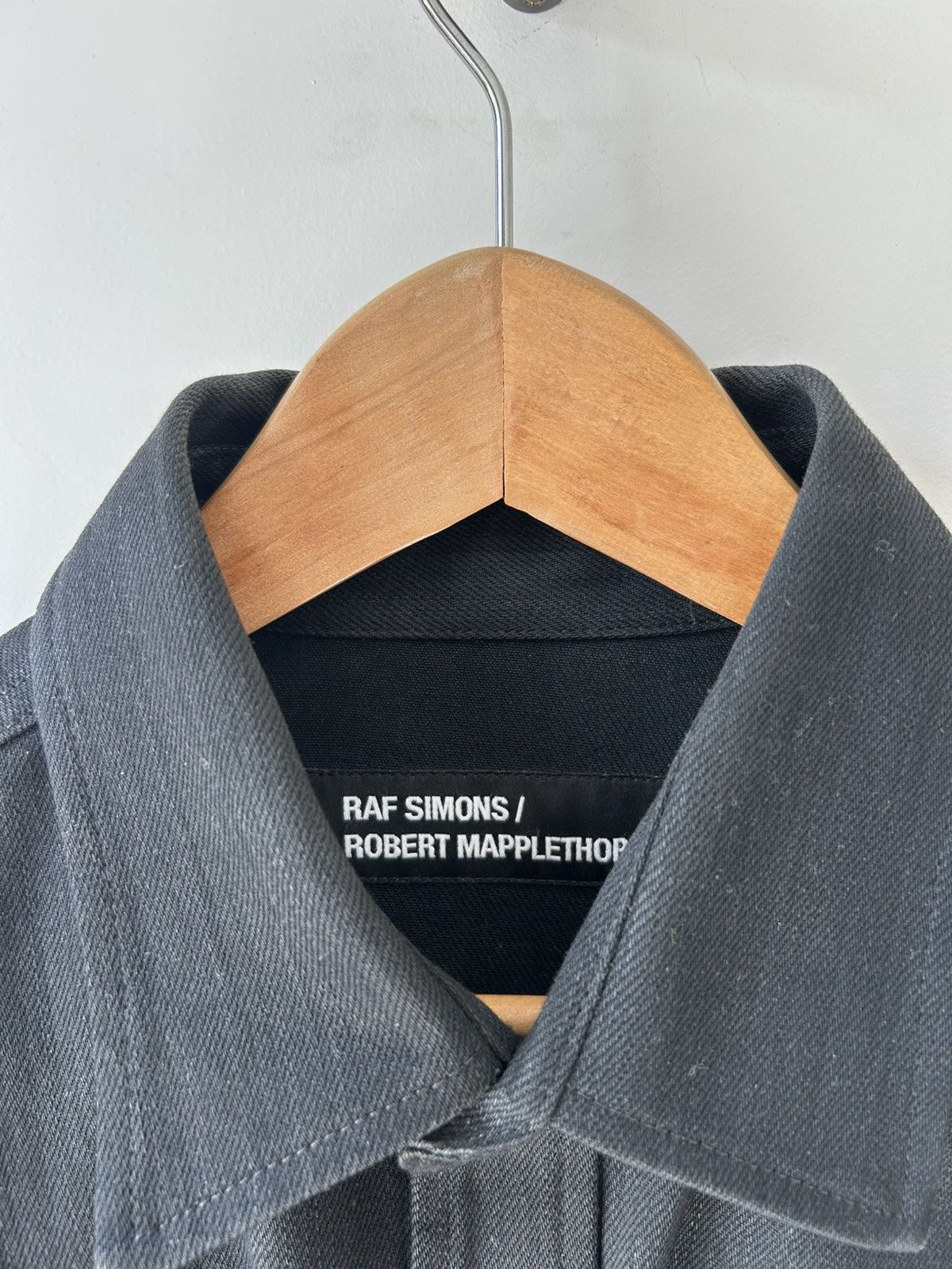 Raf Simons Raf Simons / Robert Mapplethorpe Oversized Denim Shirt Size US M / EU 48-50 / 2 - 9 Thumbnail