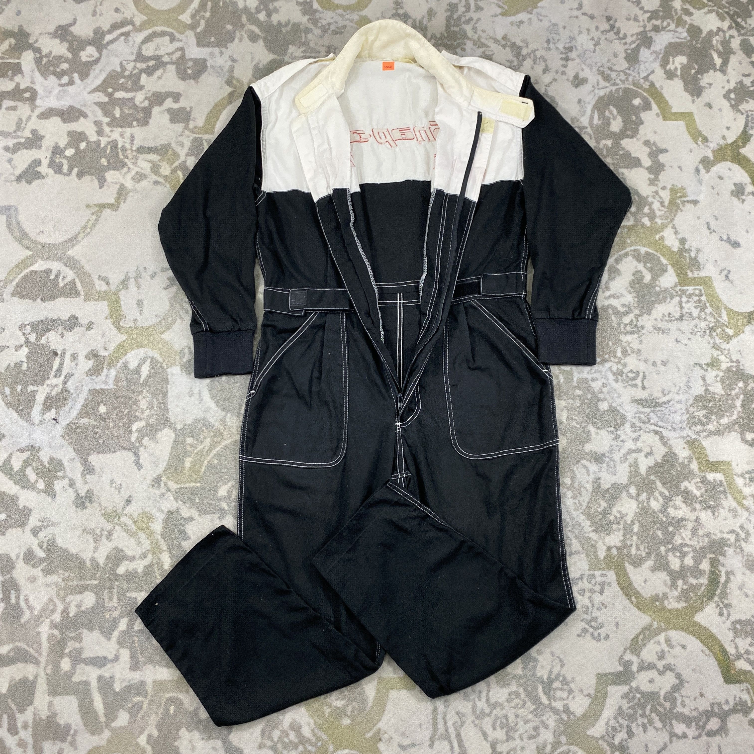 Japanese Brand Vintage Snap-on Mechanics Coveralls Jacket- J526 Size US 35 - 4 Thumbnail