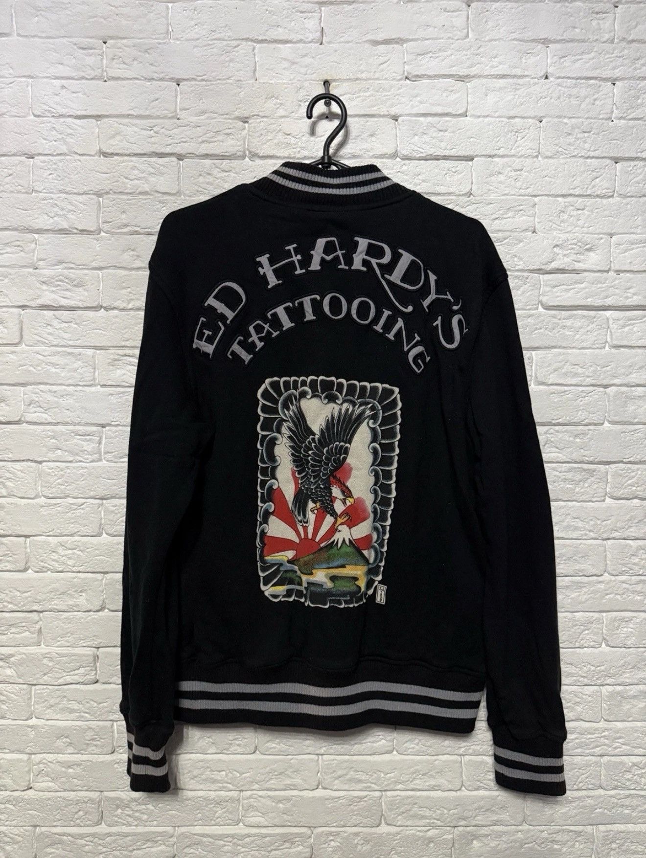 Ed Hardy Vintage Don Ed Hardy Cotton Bomber Tattooing Eagle Skull Size US M / EU 48-50 / 2 - 7 Thumbnail