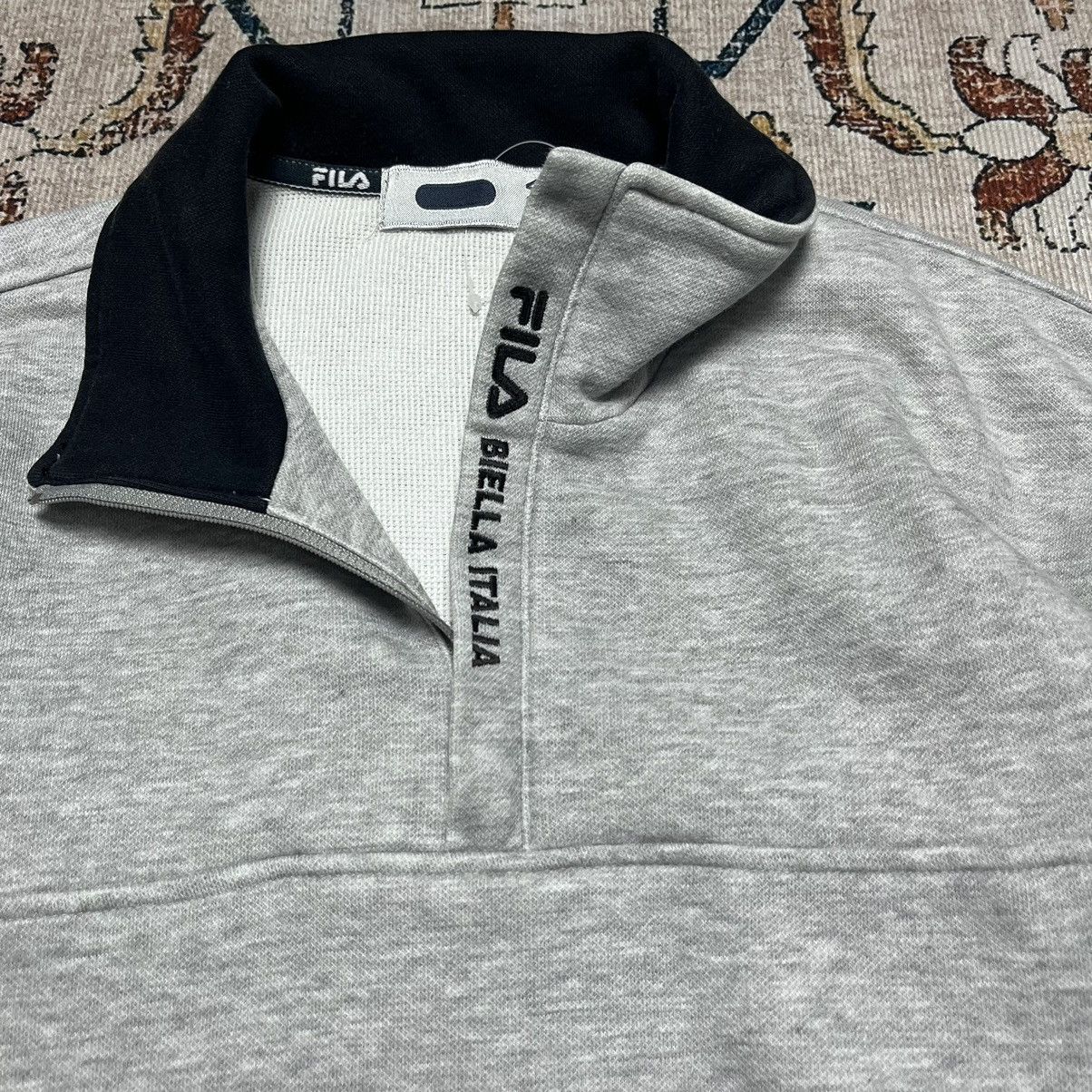 Fila × Japanese Brand Half Zipp Fila BIELLA ITALIA Sweatshirts Size US S / EU 44-46 / 1 - 4 Thumbnail